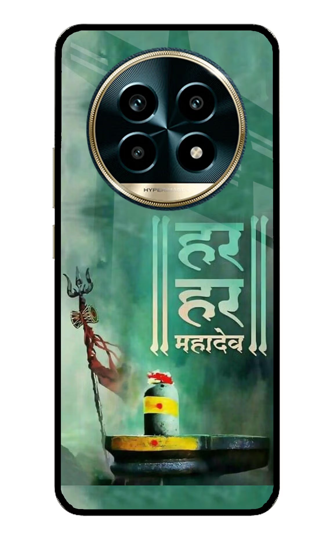 Har Har Mahadev Shivling Realme 13 Pro 5G Back Cover - Har Har Mahadev Shivling Realme 13 Pro 5G Glass Case Back Cover by Casekaro Har Har Mahadev Shivling Realme 13 Pro 5G Glass Case Back Cover by Casekaro