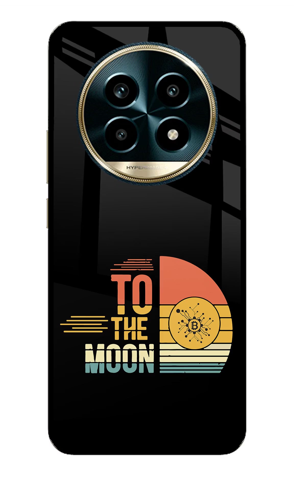 To the Moon Realme 13 Pro 5G Back Cover - To the Moon Realme 13 Pro 5G Glass Case Back Cover by Casekaro To the Moon Realme 13 Pro 5G Glass Case Back Cover by Casekaro