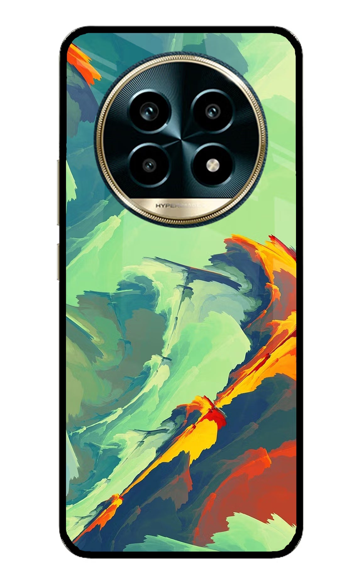 Paint Art Realme 13 Pro 5G Back Cover - Paint Art Realme 13 Pro 5G Glass Case Back Cover by Casekaro Paint Art Realme 13 Pro 5G Glass Case Back Cover by Casekaro
