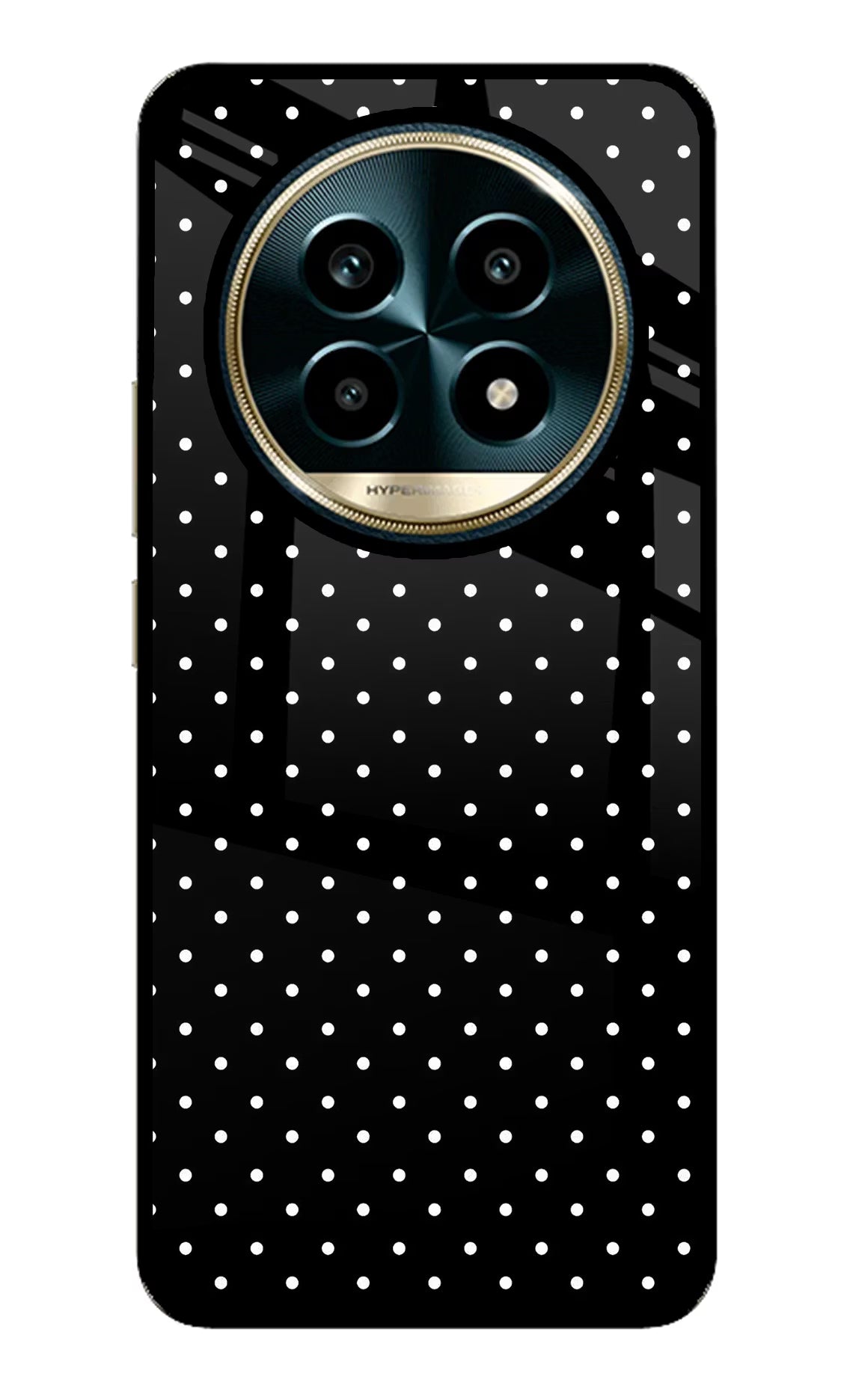 White Dots Realme 13 Pro 5G Glass Case - White Dots Realme 13 Pro 5G Glass Case White Dots Realme 13 Pro 5G Glass Case