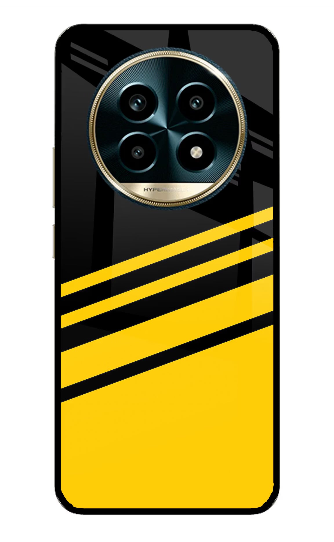 Yellow Shades Realme 13 Pro 5G Back Cover - Yellow Shades Realme 13 Pro 5G Glass Case Back Cover by Casekaro Yellow Shades Realme 13 Pro 5G Glass Case Back Cover by Casekaro