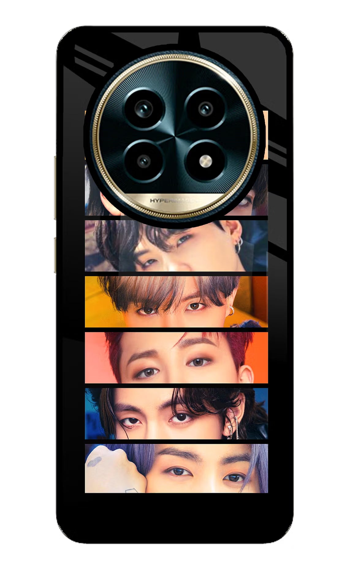 BTS Eyes Realme 13 Pro 5G Glass Case - BTS Eyes Realme 13 Pro 5G Glass Case BTS Eyes Realme 13 Pro 5G Glass Case
