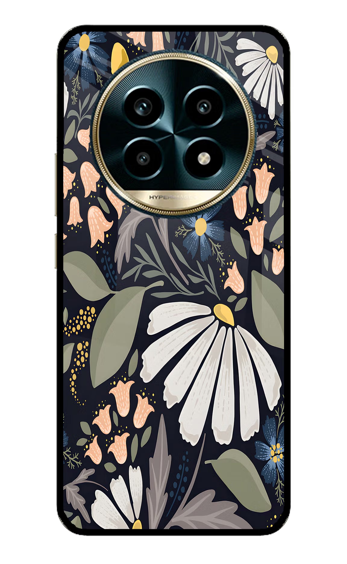 Flowers Art Realme 13 Pro 5G Back Cover - Flowers Art Realme 13 Pro 5G Glass Case Back Cover by Casekaro Flowers Art Realme 13 Pro 5G Glass Case Back Cover by Casekaro
