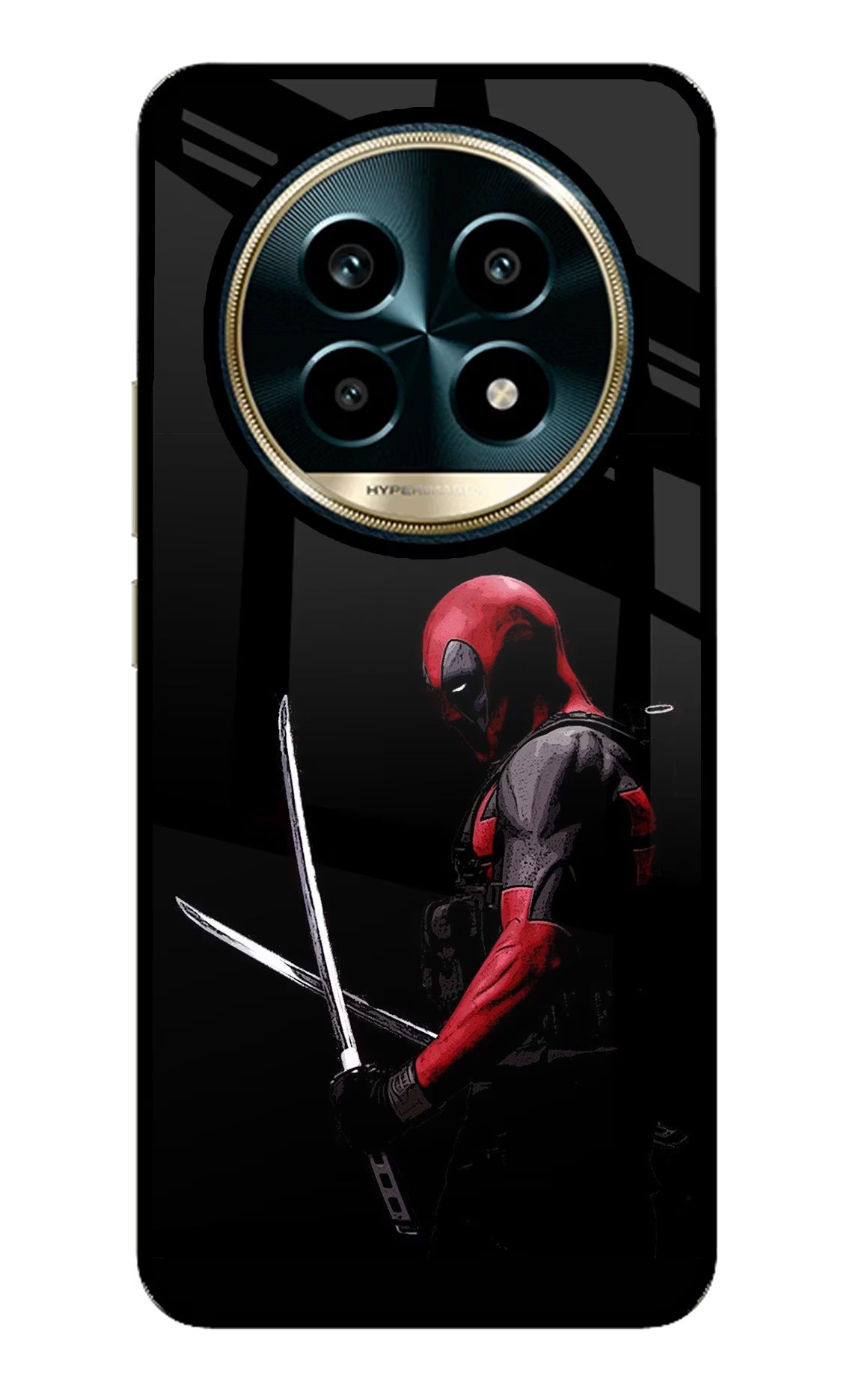 Deadpool Realme 13 Pro 5G Glass Case - Deadpool Realme 13 Pro 5G Glass Case Deadpool Realme 13 Pro 5G Glass Case