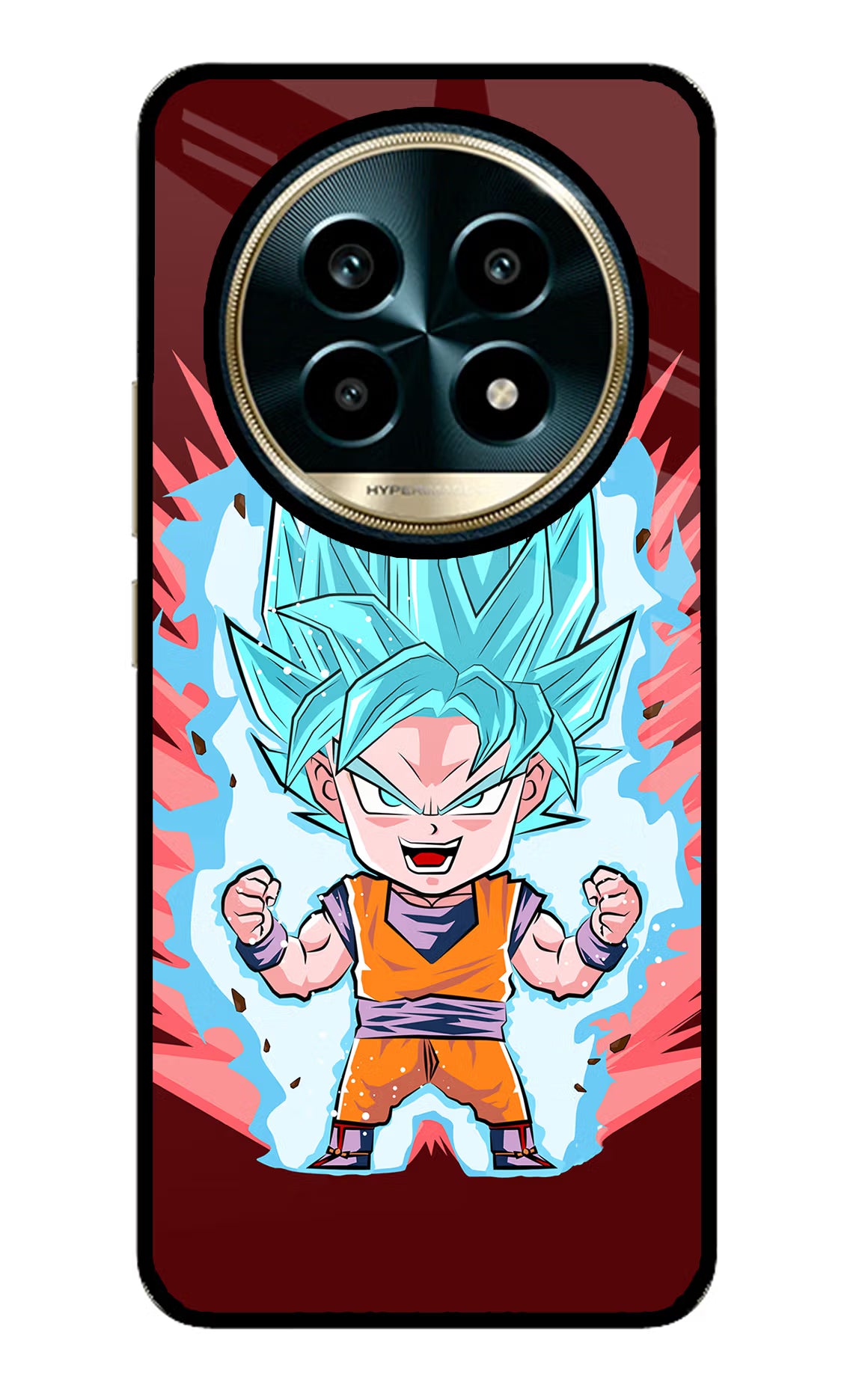 Goku Little Realme 13 Pro 5G Glass Case - Goku Little Realme 13 Pro 5G Glass Case Goku Little Realme 13 Pro 5G Glass Case