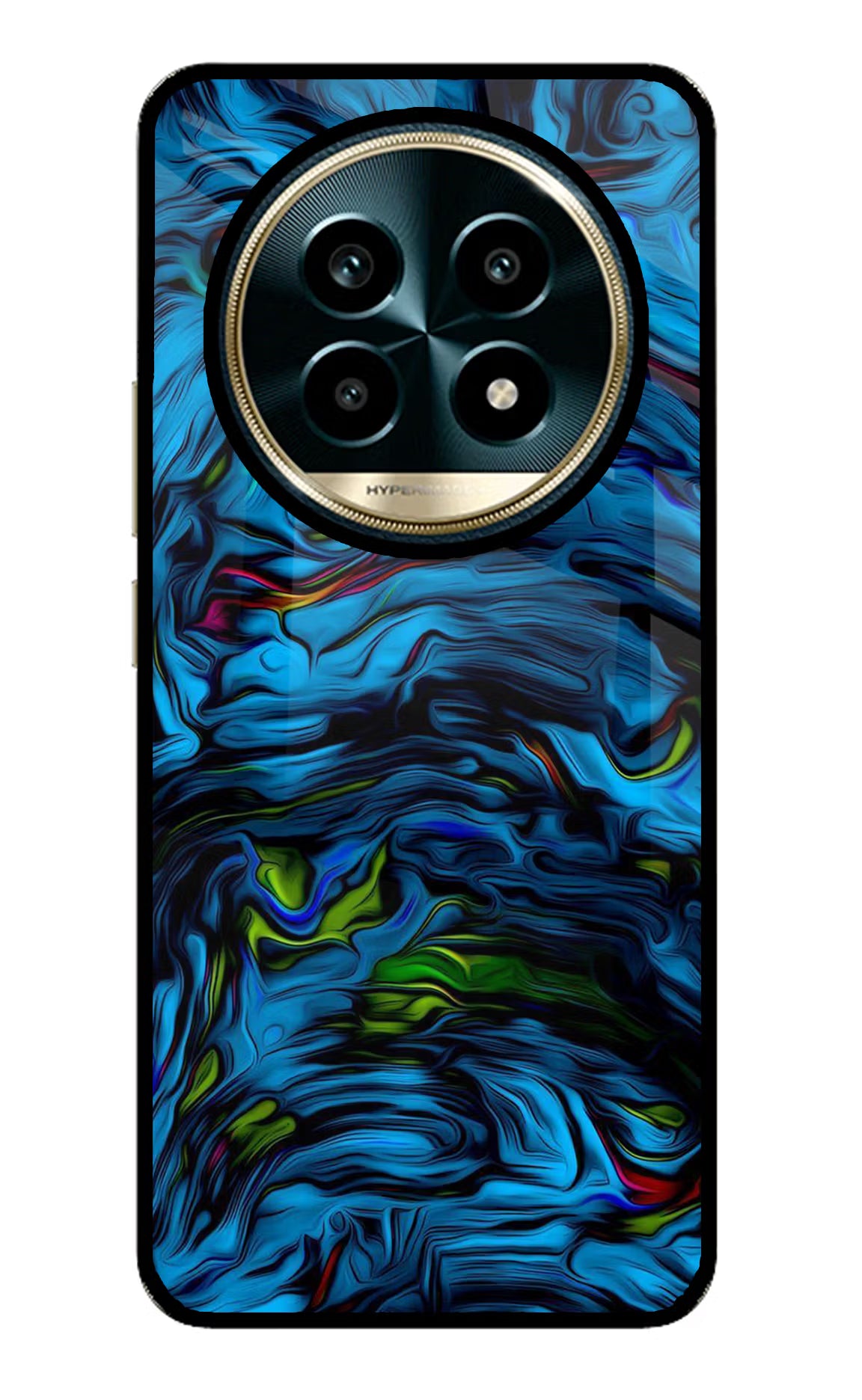 Dark Blue Abstract Realme 13 Pro 5G Glass Case - Dark Blue Abstract Realme 13 Pro 5G Glass Case Dark Blue Abstract Realme 13 Pro 5G Glass Case