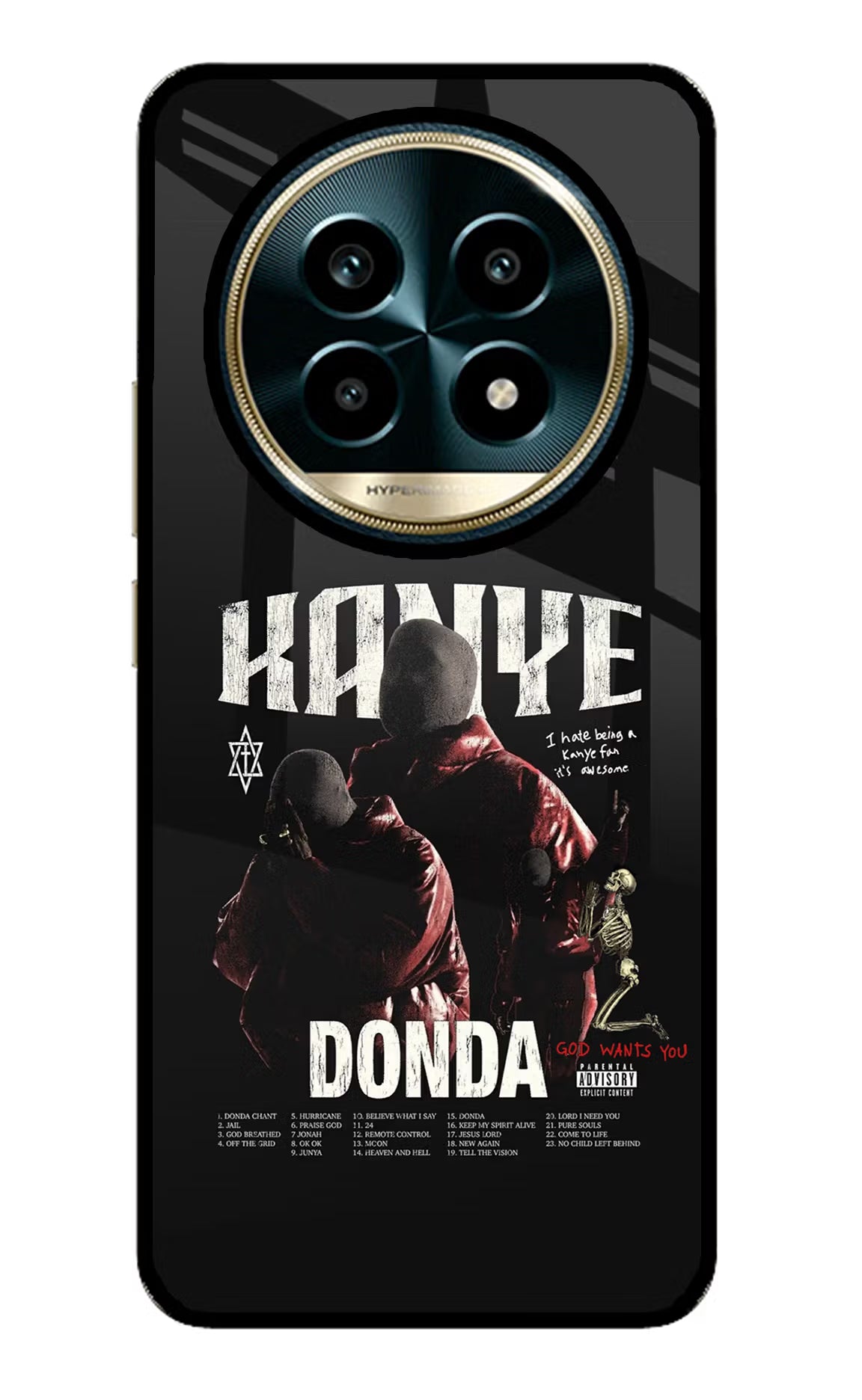 Donda Kanye West Realme 13 Pro 5G Glass Case - Donda Kanye West Realme 13 Pro 5G Glass Case Donda Kanye West Realme 13 Pro 5G Glass Case