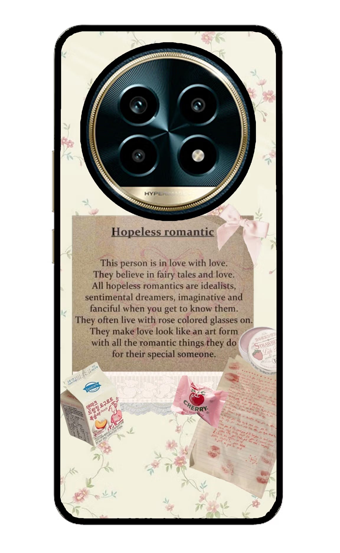 Hopeless Romantic Realme 13 Pro 5G Glass Case - Hopeless Romantic Realme 13 Pro 5G Glass Case Hopeless Romantic Realme 13 Pro 5G Glass Case