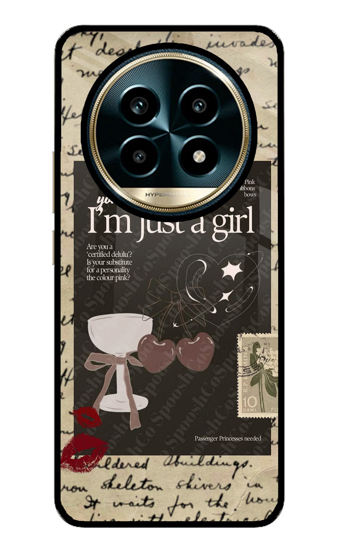 I am just a girl Realme 13 Pro 5G Glass Case - I am just a girl Realme 13 Pro 5G Glass Case I am just a girl Realme 13 Pro 5G Glass Case