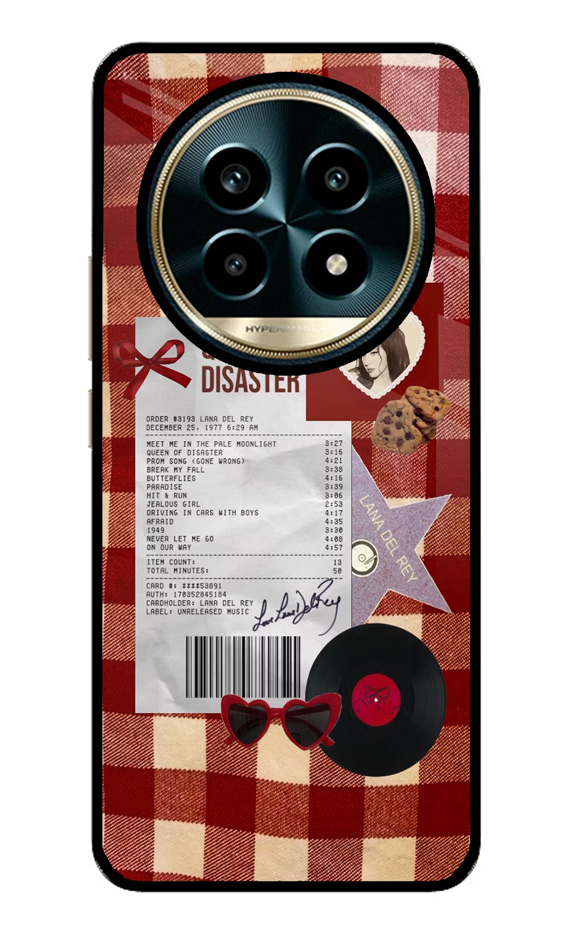 Queen of Disaster Realme 13 Pro 5G Glass Case - Queen of Disaster Realme 13 Pro 5G Glass Case Queen of Disaster Realme 13 Pro 5G Glass Case