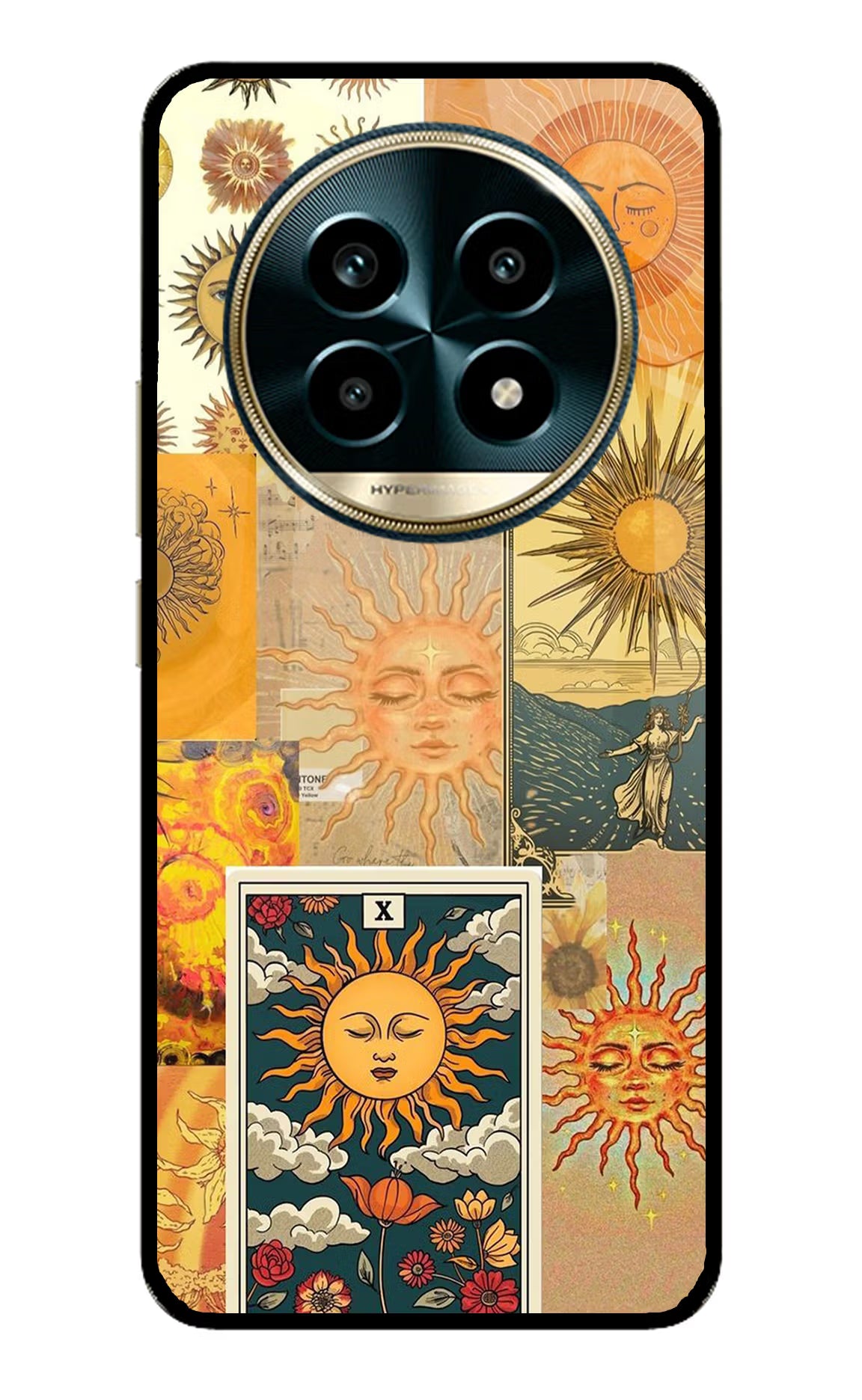 Sun Realme 13 Pro 5G Back Cover - Sun Realme 13 Pro 5G Glass Case Back Cover by Casekaro Sun Realme 13 Pro 5G Glass Case Back Cover by Casekaro