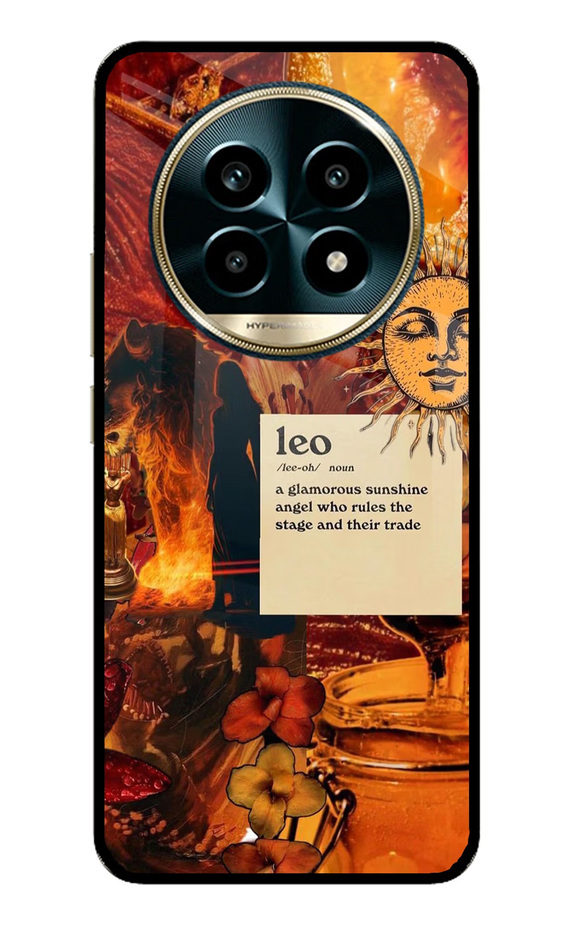 Leo Zodiac Realme 13 Pro 5G Glass Case - Leo Zodiac Realme 13 Pro 5G Glass Case Leo Zodiac Realme 13 Pro 5G Glass Case