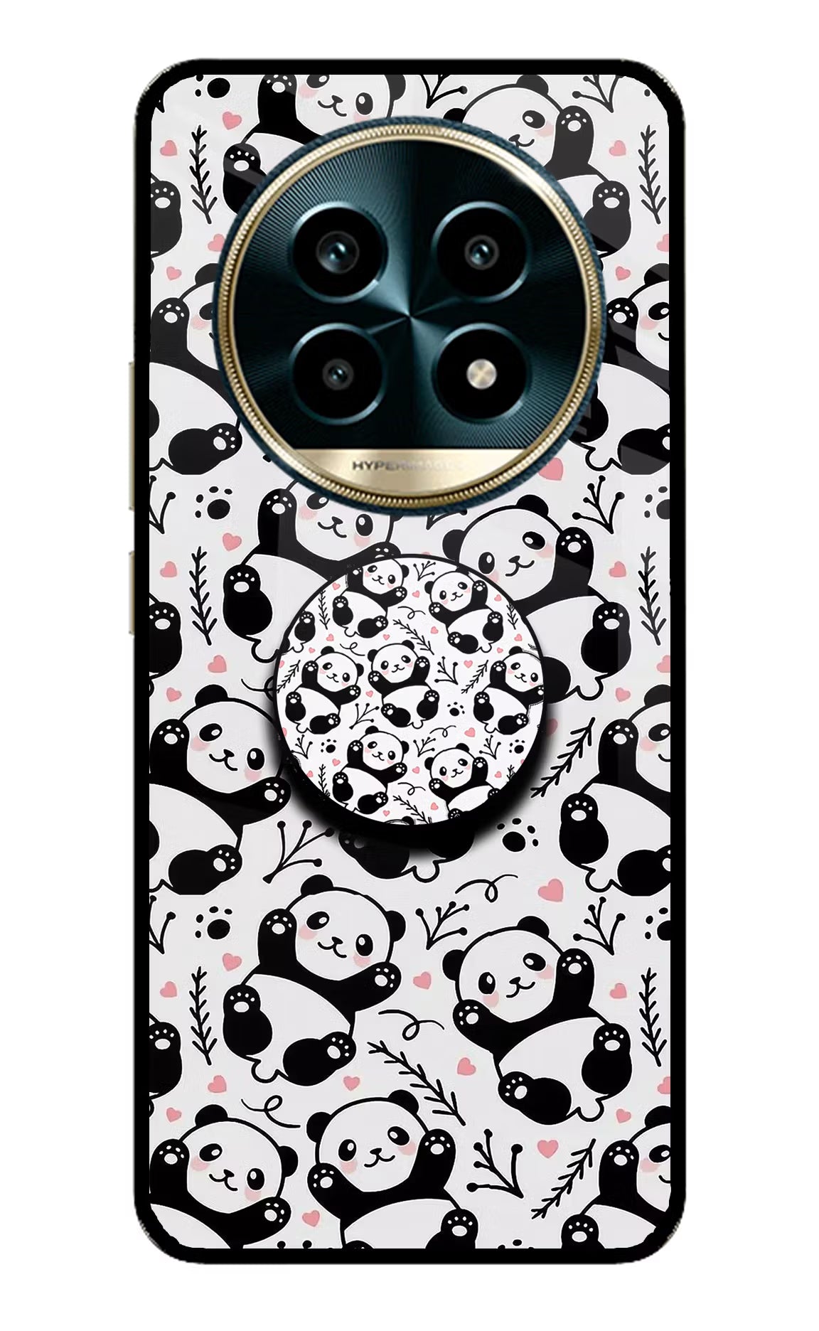Cute Panda Realme 13 Pro 5G Pop Case - Cute Panda Realme 13 Pro 5G Pop Case by Casekaro Cute Panda Realme 13 Pro 5G Pop Case by Casekaro