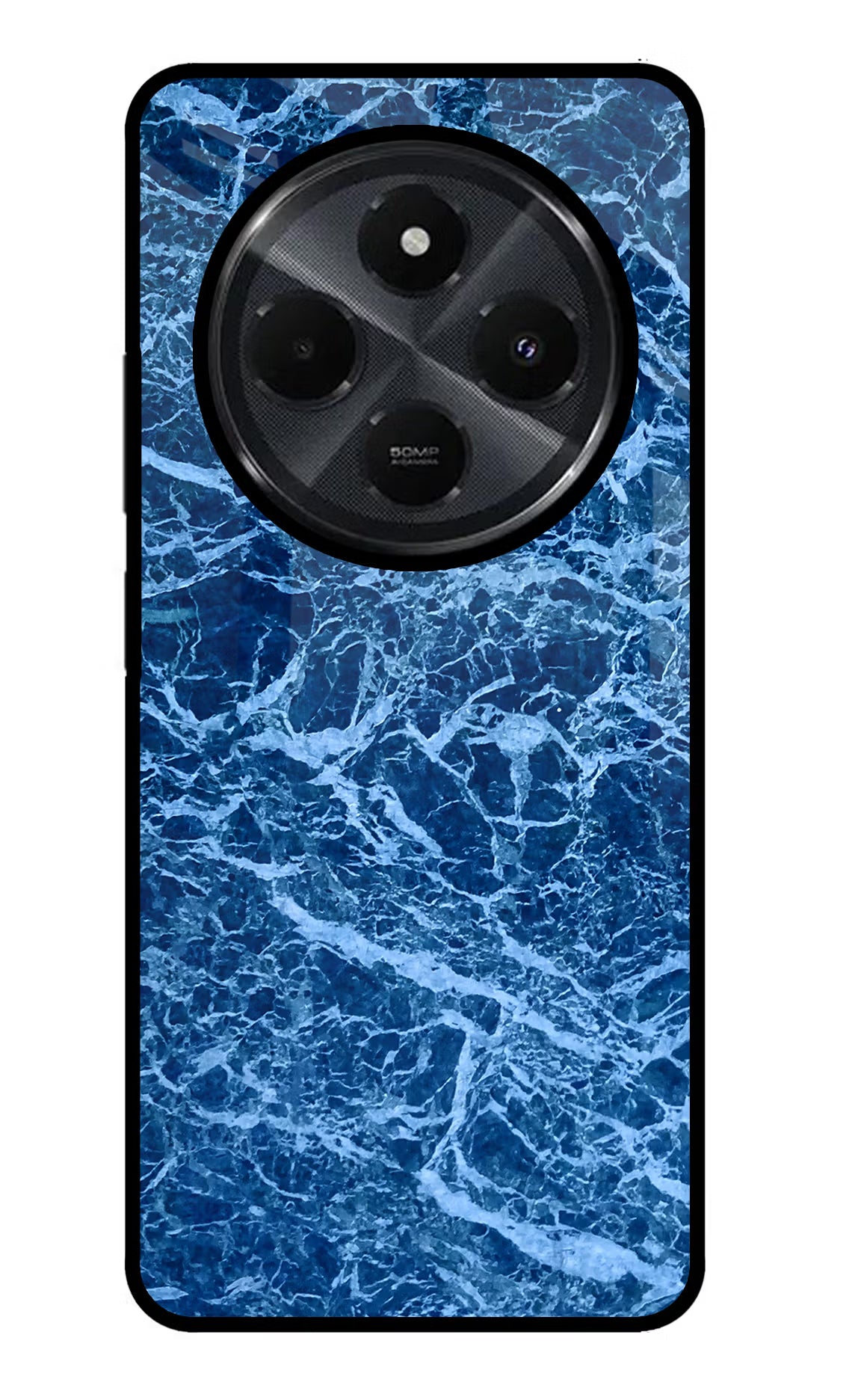 Blue Marble Redmi 14C 5G Glass Case - Blue Marble Redmi 14C 5G Glass Case Blue Marble Redmi 14C 5G Glass Case