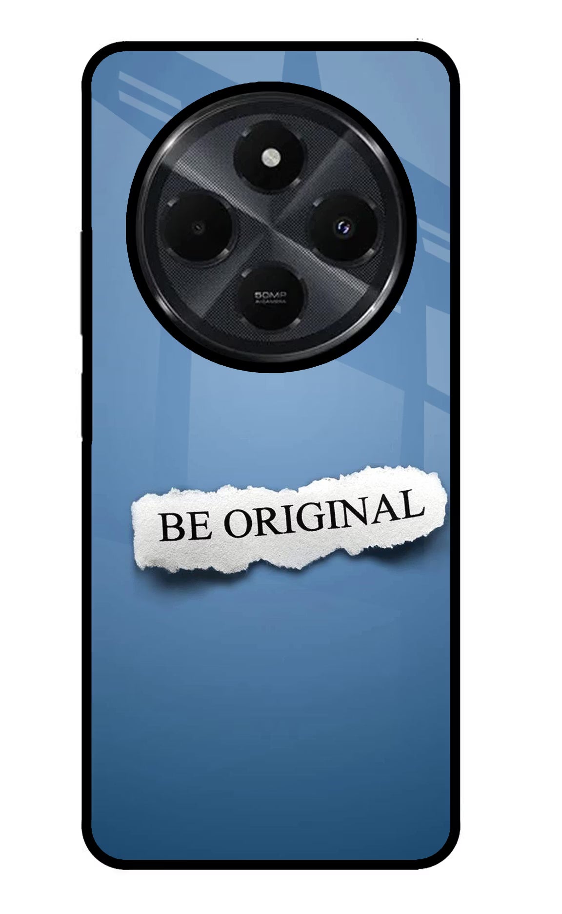 Be Original Redmi 14C 5G Back Cover - Be Original Redmi 14C 5G Glass Case Back Cover by Casekaro Be Original Redmi 14C 5G Glass Case Back Cover by Casekaro