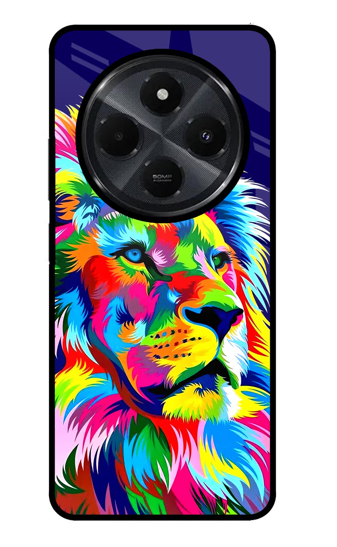 Vector Art Lion Redmi 14C 5G Glass Case - Vector Art Lion Redmi 14C 5G Glass Case Vector Art Lion Redmi 14C 5G Glass Case