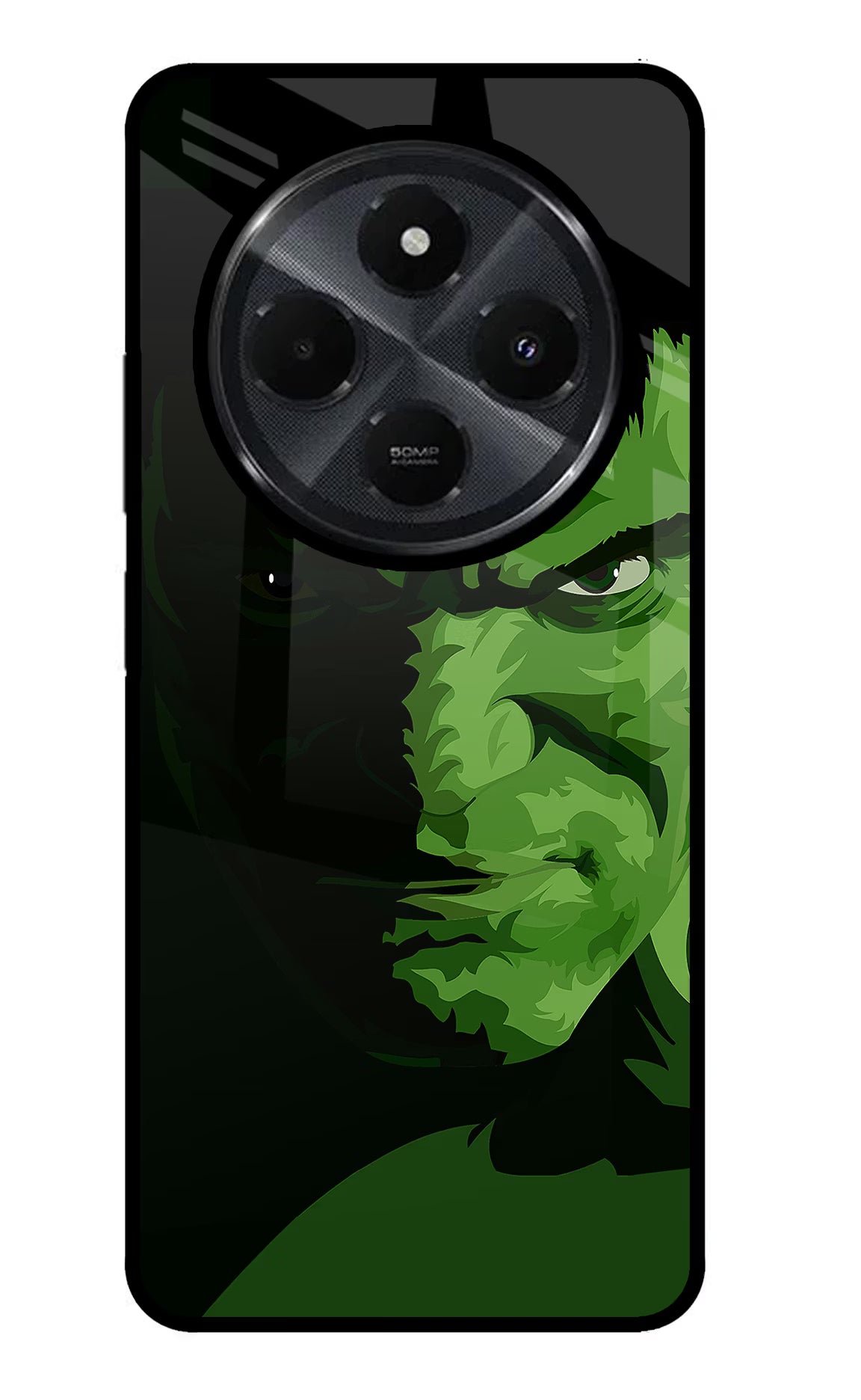HULK Redmi 14C 5G Back Cover - HULK Redmi 14C 5G Glass Case Back Cover by Casekaro HULK Redmi 14C 5G Glass Case Back Cover by Casekaro