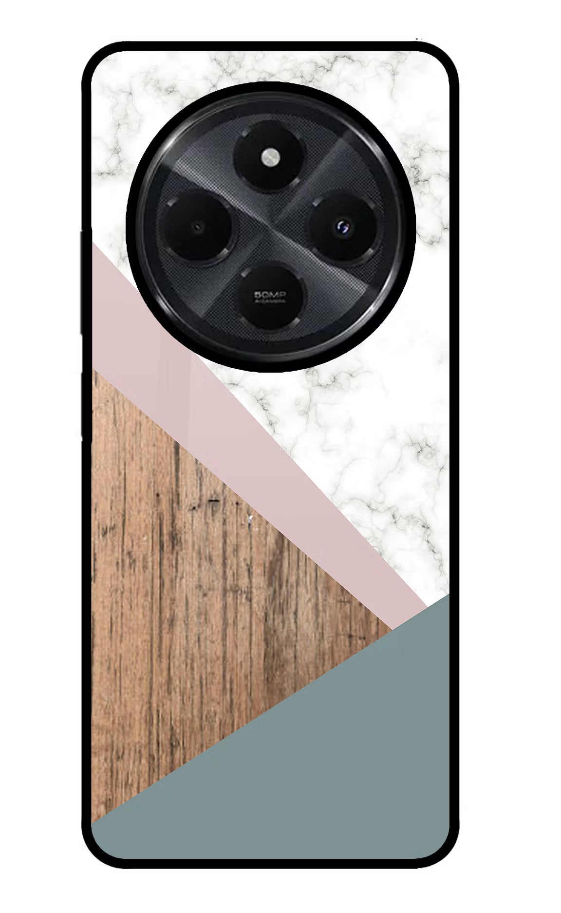 Marble wood Abstract Redmi 14C 5G Back Cover - Marble wood Abstract Redmi 14C 5G Glass Case Back Cover by Casekaro Marble wood Abstract Redmi 14C 5G Glass Case Back Cover by Casekaro