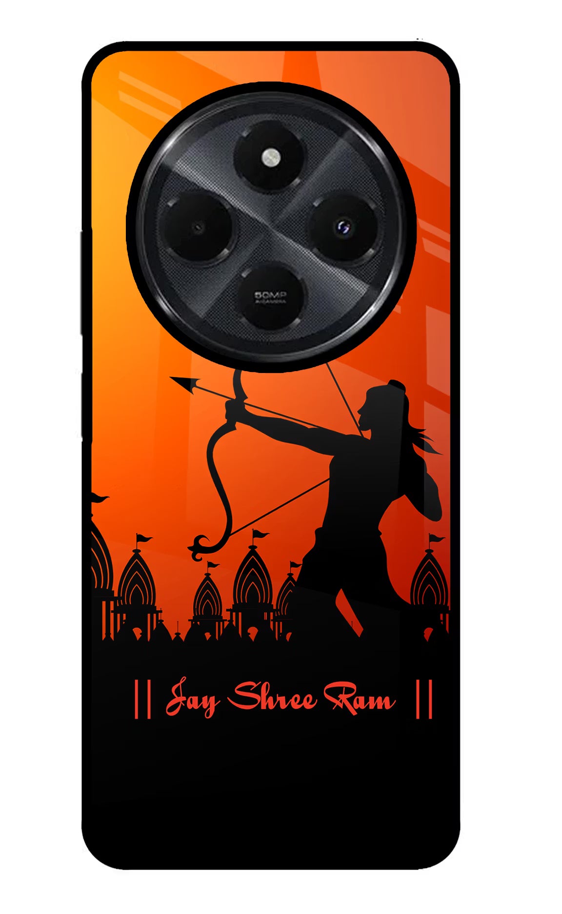 Lord Ram - 4 Redmi 14C 5G Glass Case - Lord Ram - 4 Redmi 14C 5G Glass Case Lord Ram - 4 Redmi 14C 5G Glass Case
