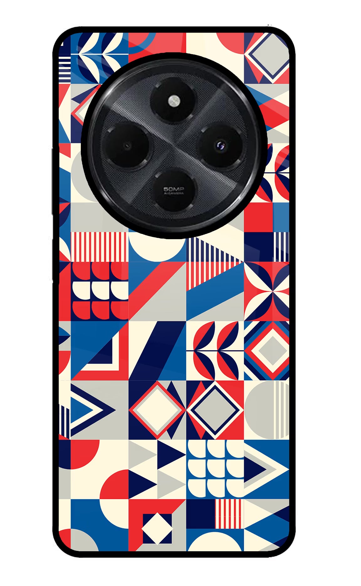 Colorful Pattern Redmi 14C 5G Back Cover - Colorful Pattern Redmi 14C 5G Glass Case Back Cover by Casekaro Colorful Pattern Redmi 14C 5G Glass Case Back Cover by Casekaro