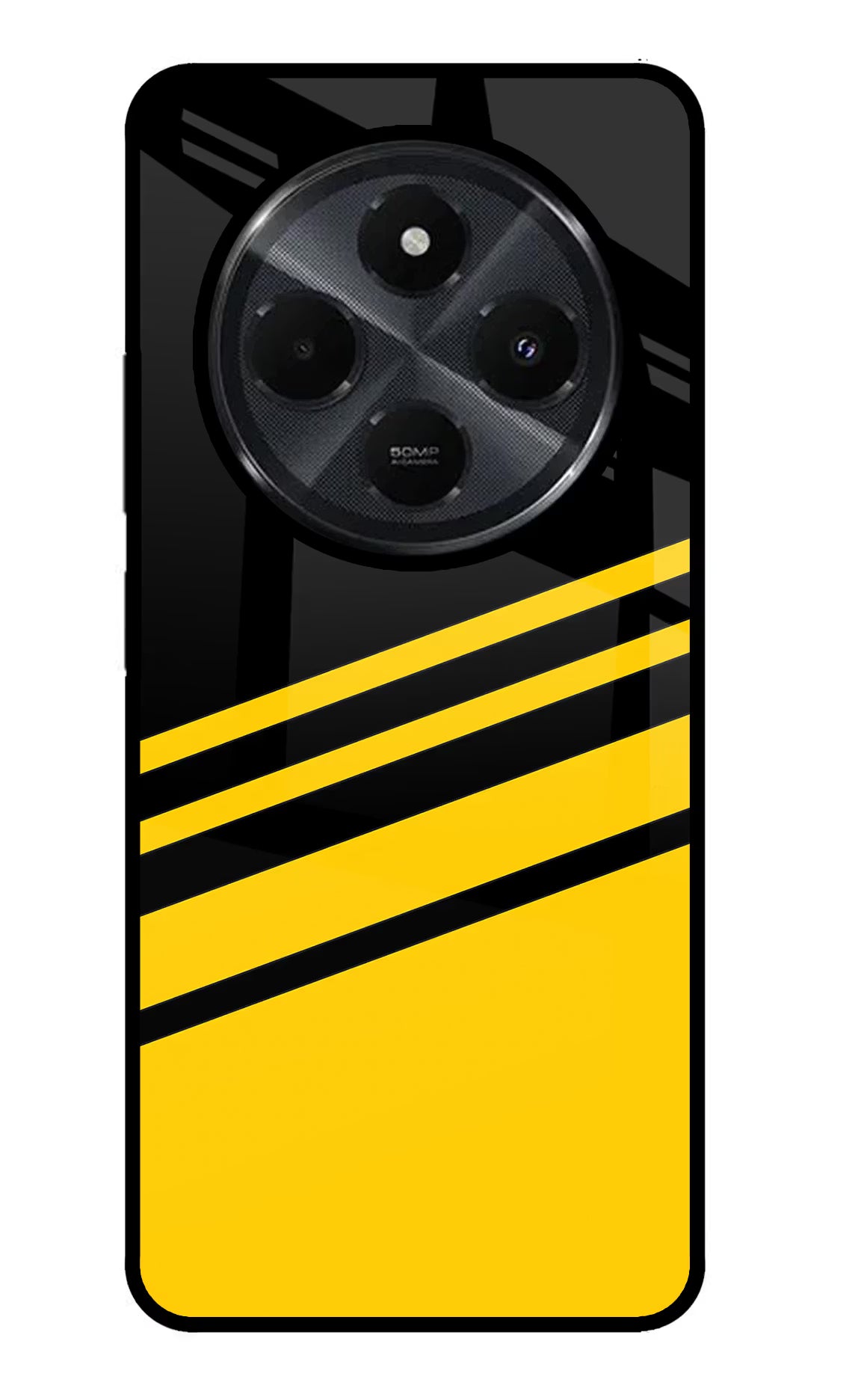 Yellow Shades Redmi 14C 5G Glass Case - Yellow Shades Redmi 14C 5G Glass Case Yellow Shades Redmi 14C 5G Glass Case