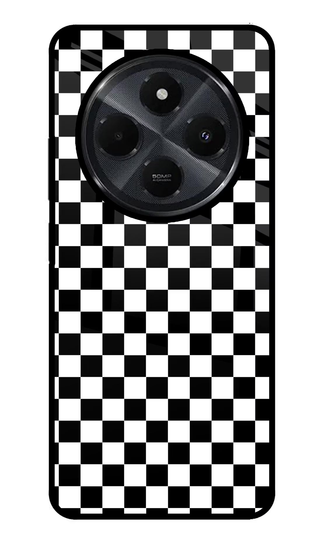 Chess Board Redmi 14C 5G Back Cover - Chess Board Redmi 14C 5G Glass Case Back Cover by Casekaro Chess Board Redmi 14C 5G Glass Case Back Cover by Casekaro