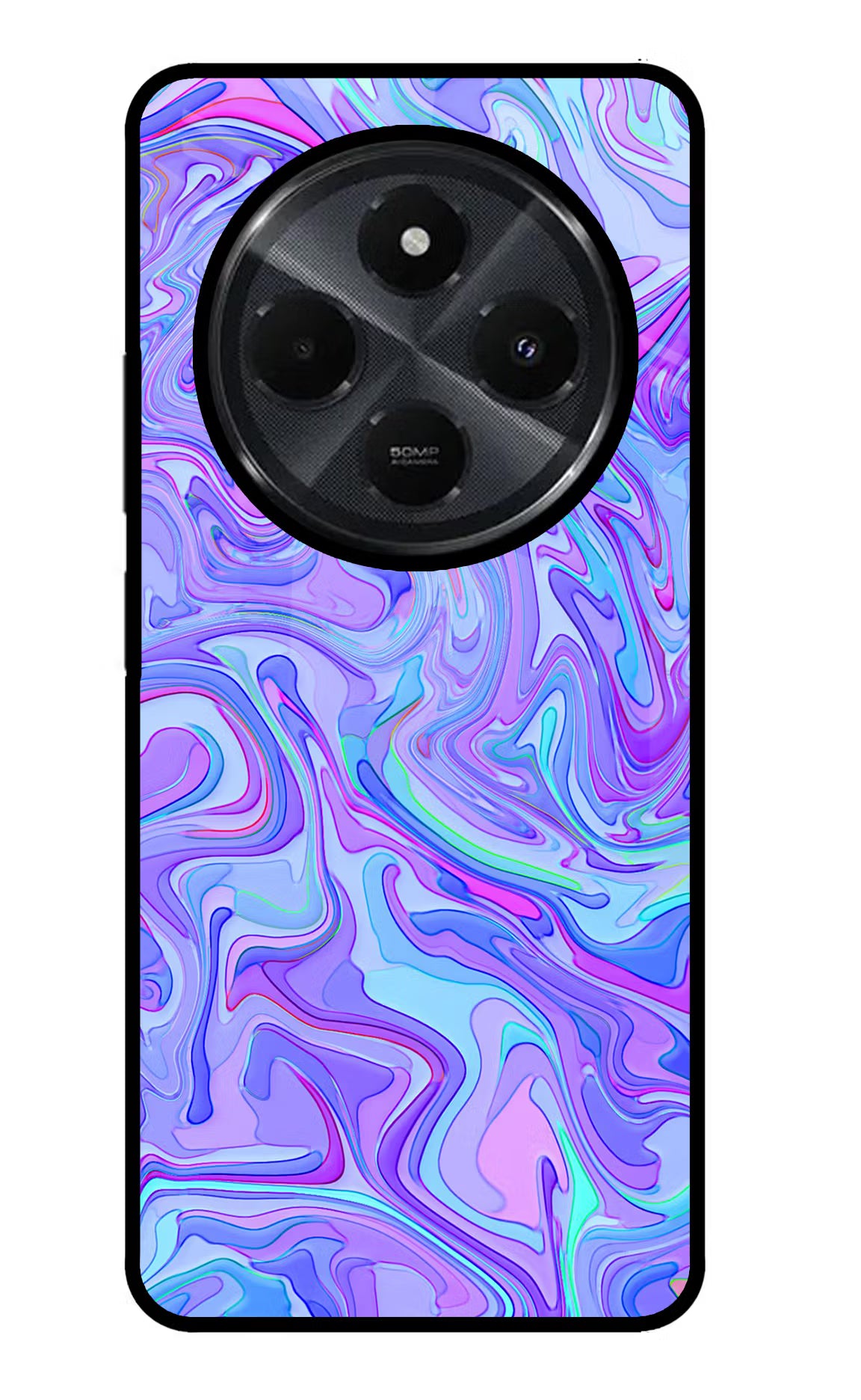 Glitter Redmi 14C 5G Glass Case - Glitter Redmi 14C 5G Glass Case Glitter Redmi 14C 5G Glass Case