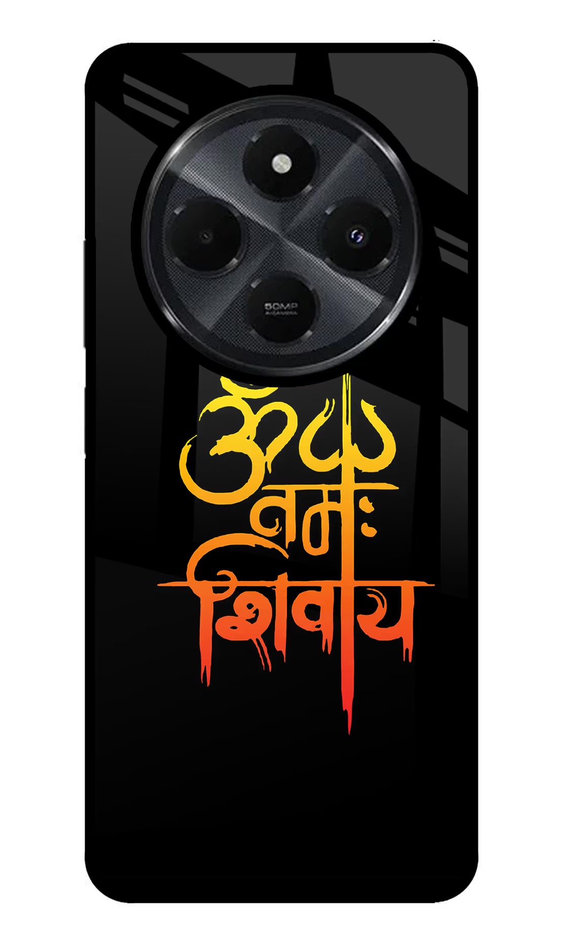 Om Namah Shivay Redmi 14C 5G Glass Case Back Cover by Casekaro
