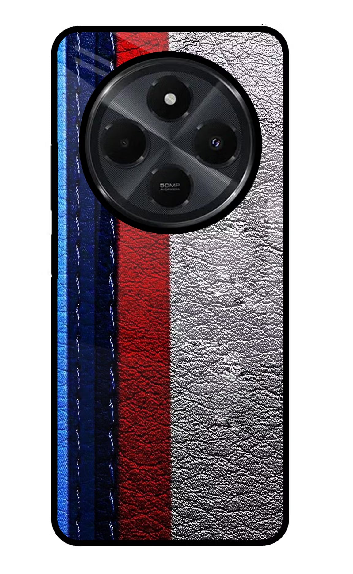 BMW Stripes Redmi 14C 5G Glass Case - BMW Stripes Redmi 14C 5G Glass Case BMW Stripes Redmi 14C 5G Glass Case
