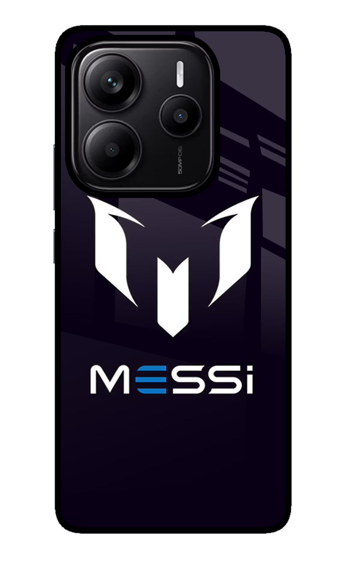 Messi Logo Redmi Note 14 5G Glass Case - Messi Logo Redmi Note 14 5G Glass Case Messi Logo Redmi Note 14 5G Glass Case