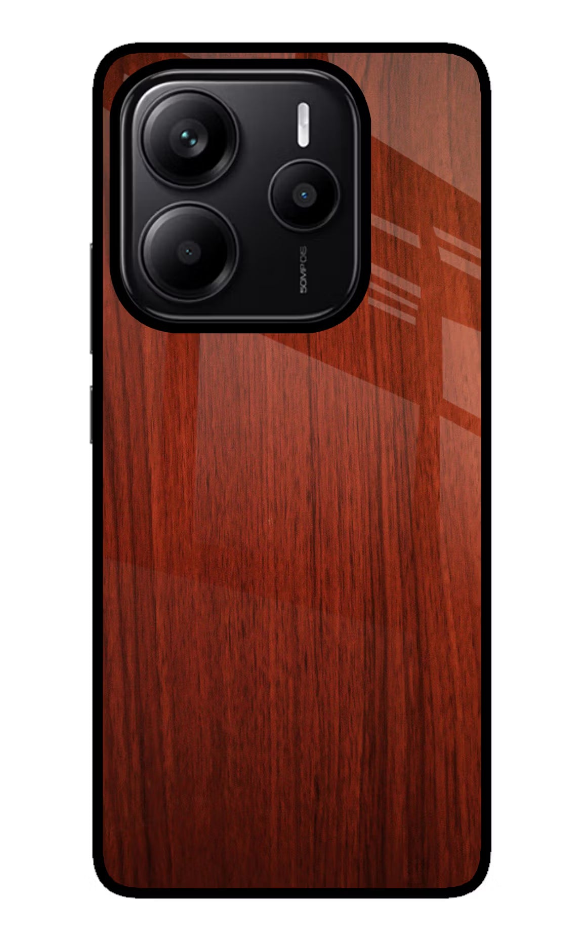 Wooden Plain Pattern Redmi Note 14 5G Glass Case - Wooden Plain Pattern Redmi Note 14 5G Glass Case Wooden Plain Pattern Redmi Note 14 5G Glass Case