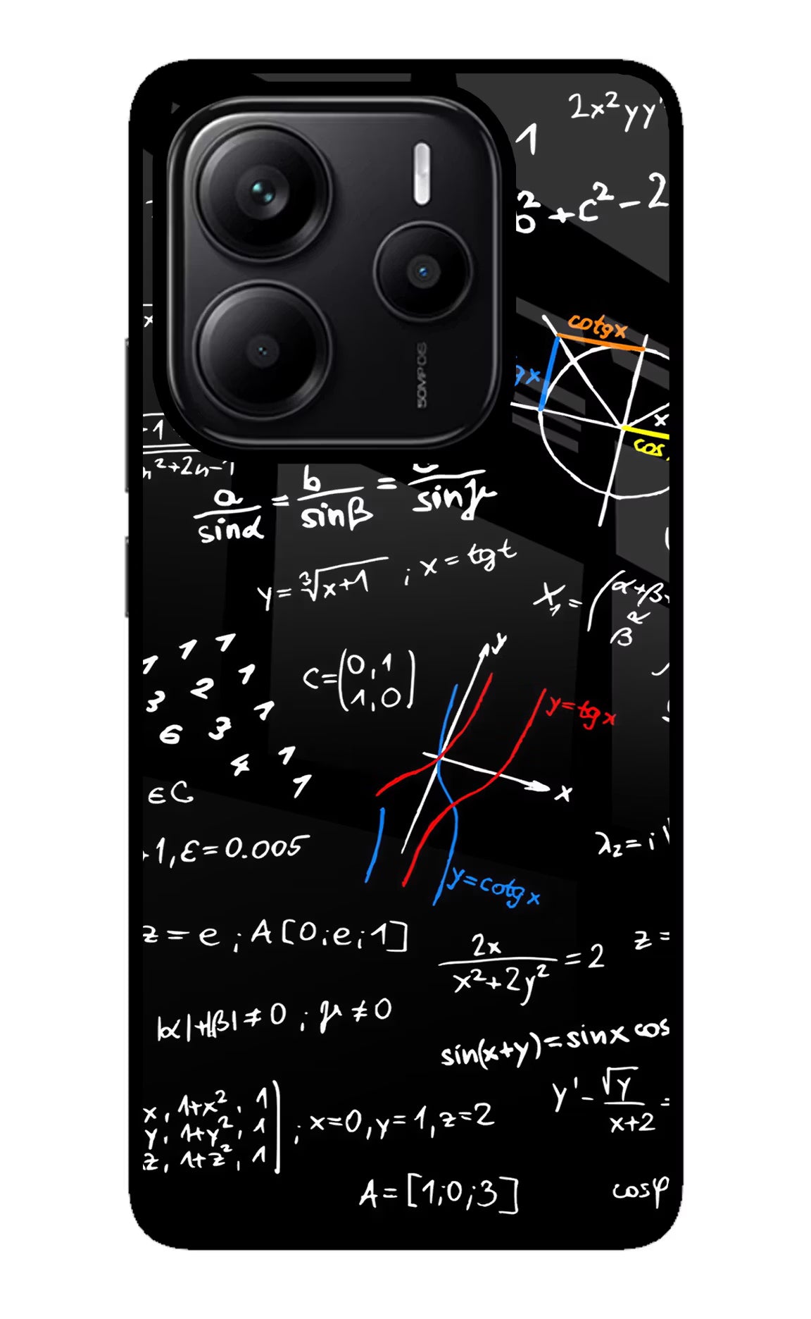 Mathematics Formula Redmi Note 14 5G Glass Case - Mathematics Formula Redmi Note 14 5G Glass Case Mathematics Formula Redmi Note 14 5G Glass Case