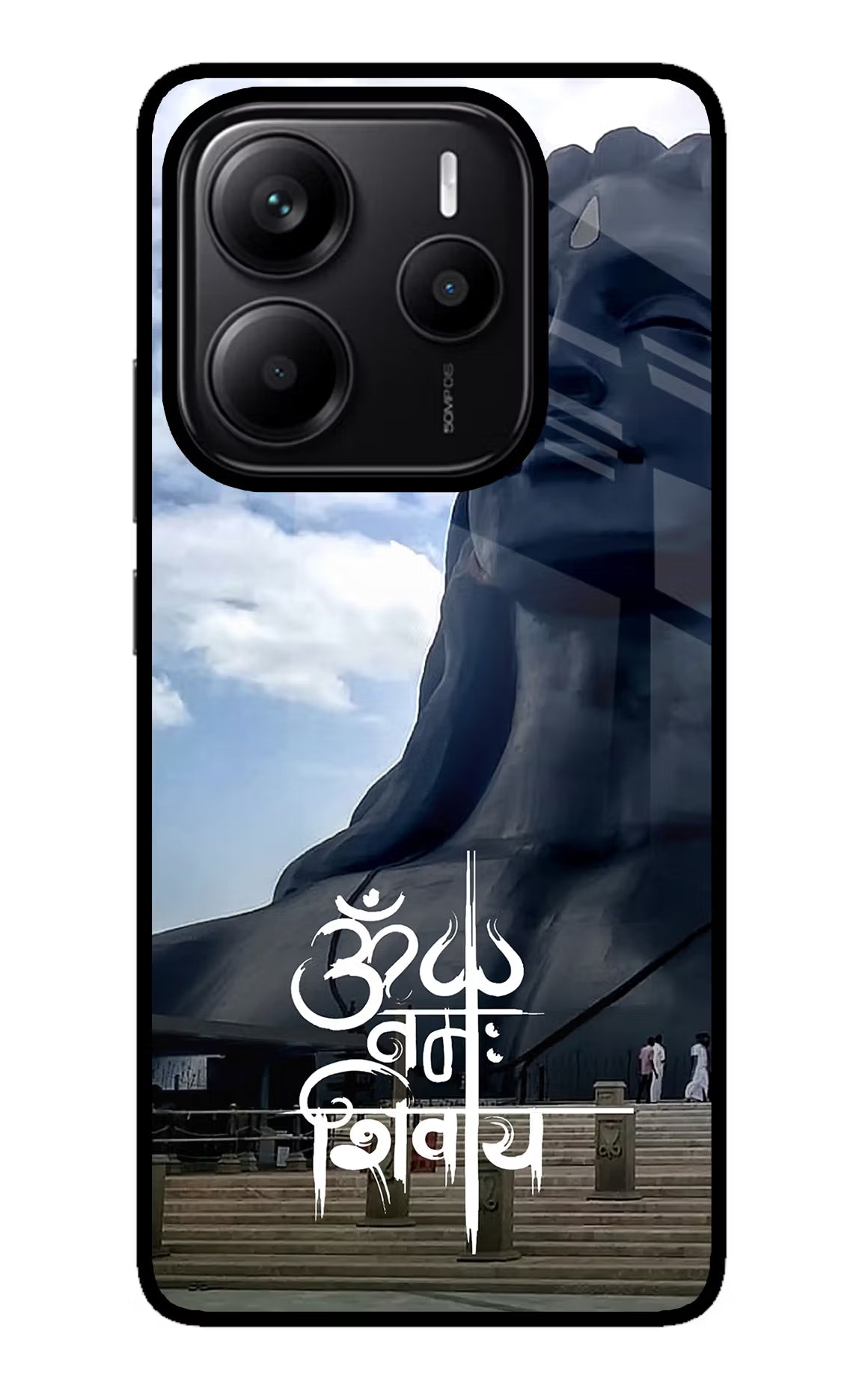 Om Namah Shivay Redmi Note 14 5G Glass Case - Om Namah Shivay Redmi Note 14 5G Glass Case Om Namah Shivay Redmi Note 14 5G Glass Case