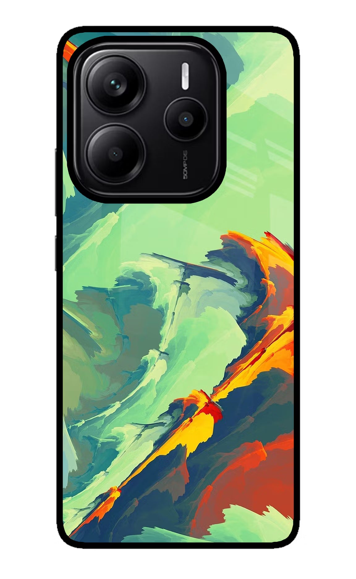 Paint Art Redmi Note 14 5G Glass Case - Paint Art Redmi Note 14 5G Glass Case Paint Art Redmi Note 14 5G Glass Case