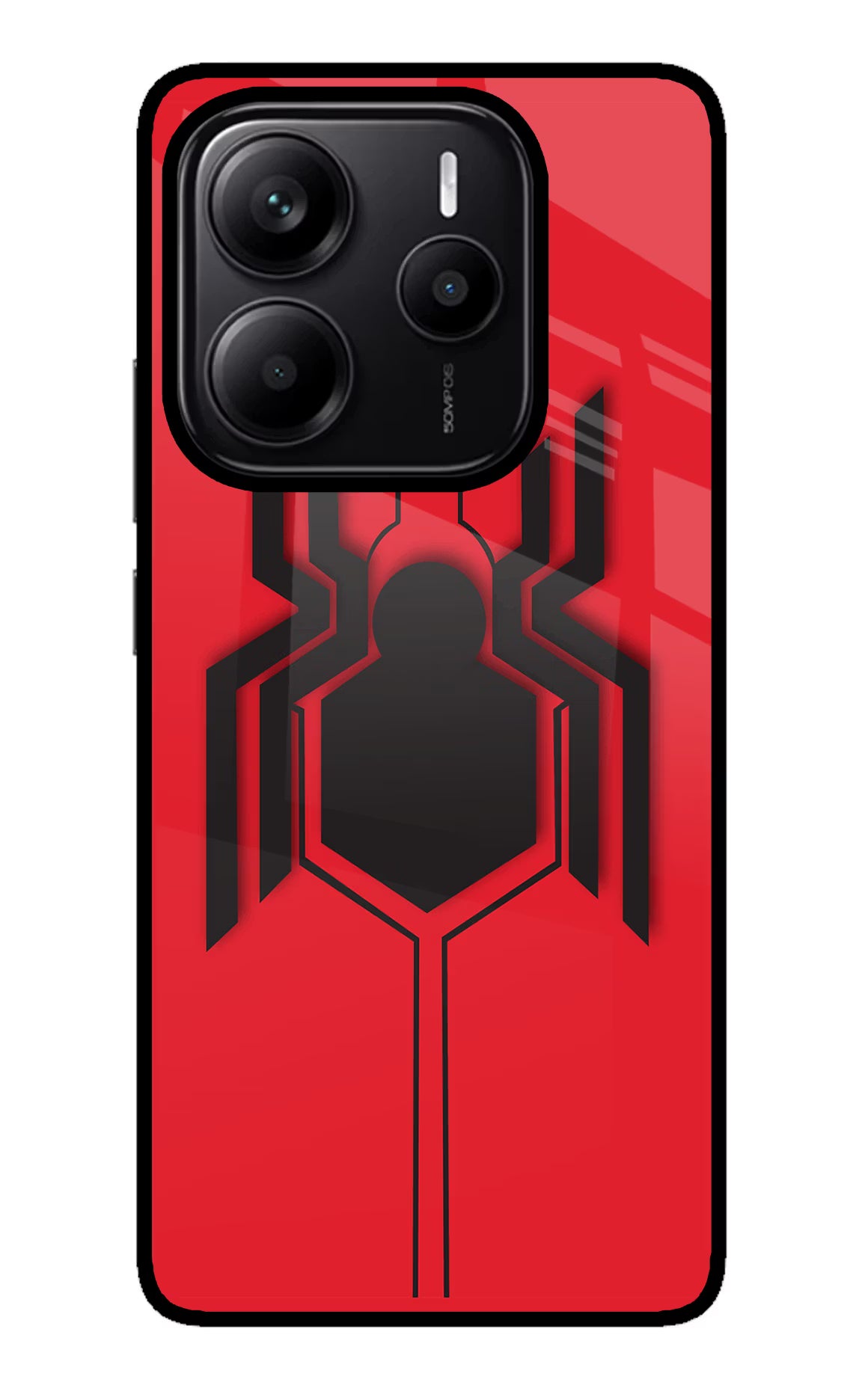 Spider Redmi Note 14 5G Glass Case - Spider Redmi Note 14 5G Glass Case Spider Redmi Note 14 5G Glass Case