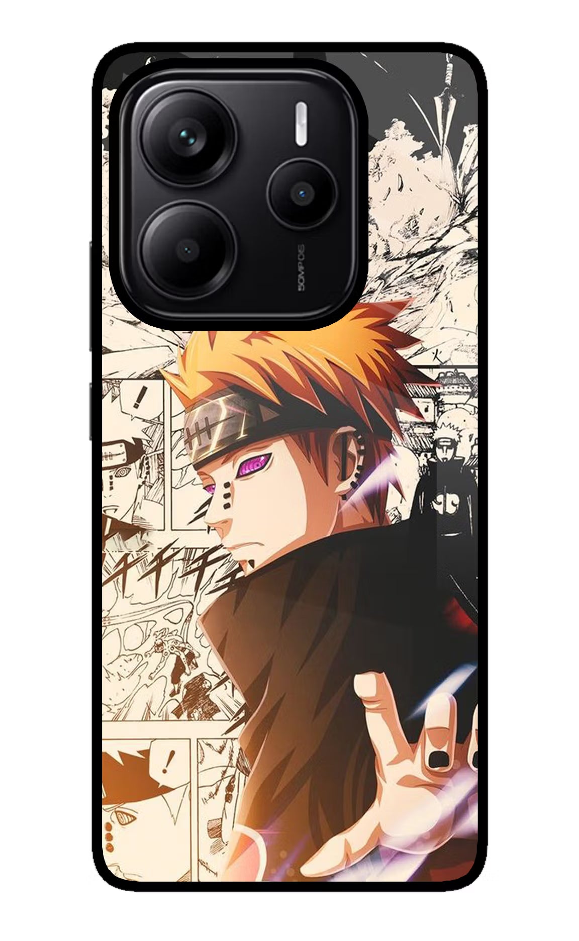 Pain Anime Redmi Note 14 5G Glass Case - Pain Anime Redmi Note 14 5G Glass Case Pain Anime Redmi Note 14 5G Glass Case