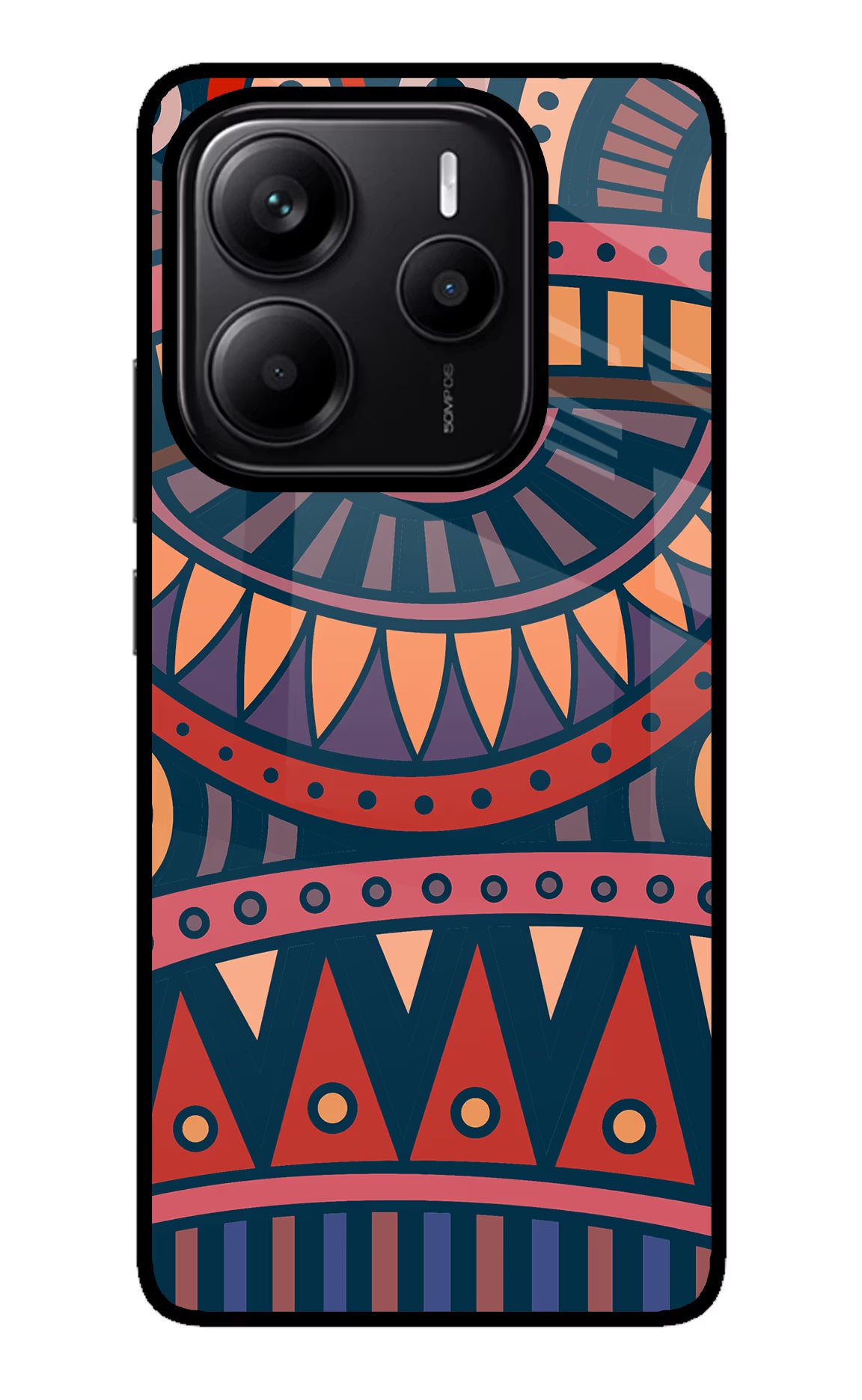 African Culture Design Redmi Note 14 5G Glass Case Back Cover by Casekaro