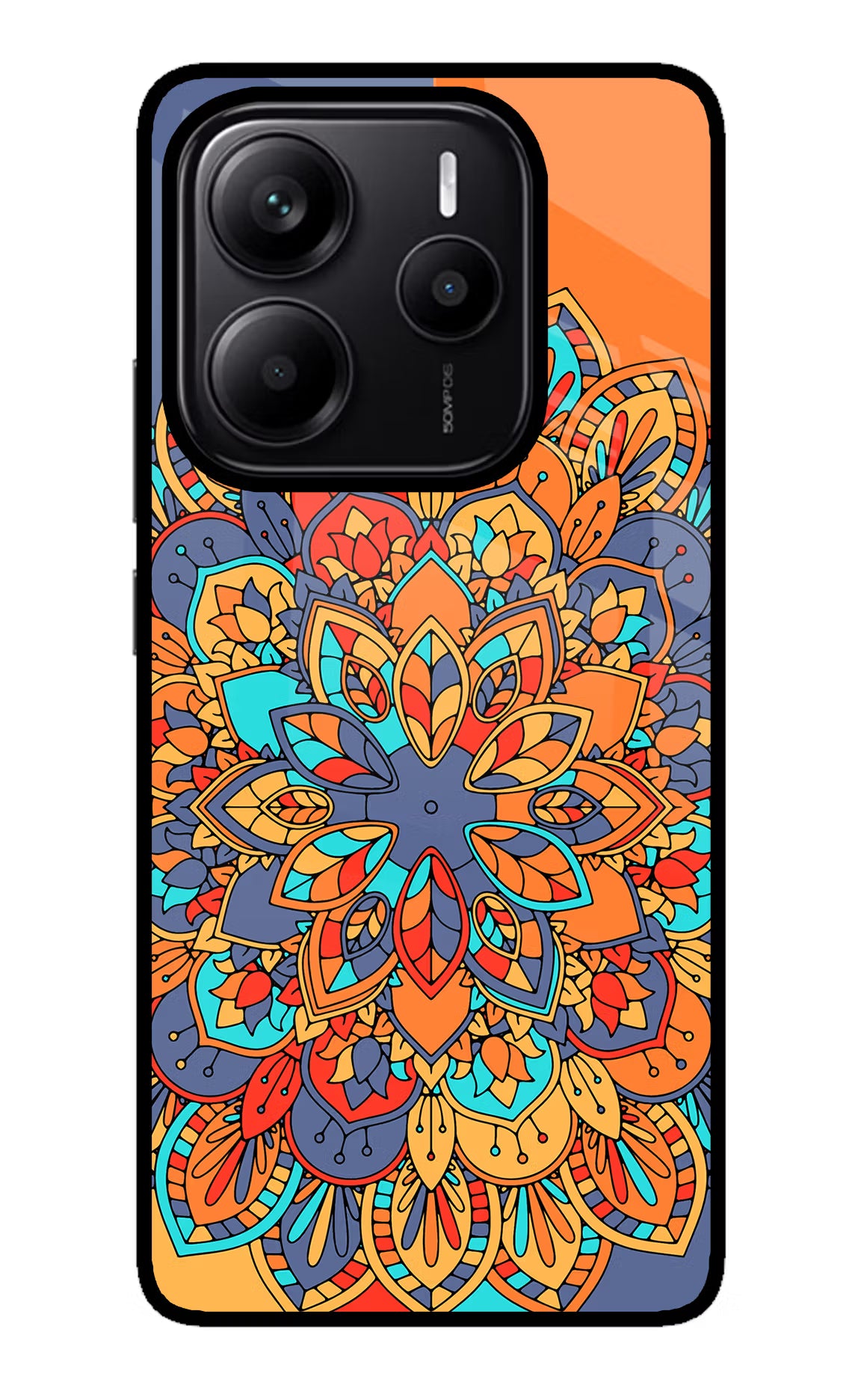 Color Mandala Redmi Note 14 5G Glass Case - Color Mandala Redmi Note 14 5G Glass Case Color Mandala Redmi Note 14 5G Glass Case