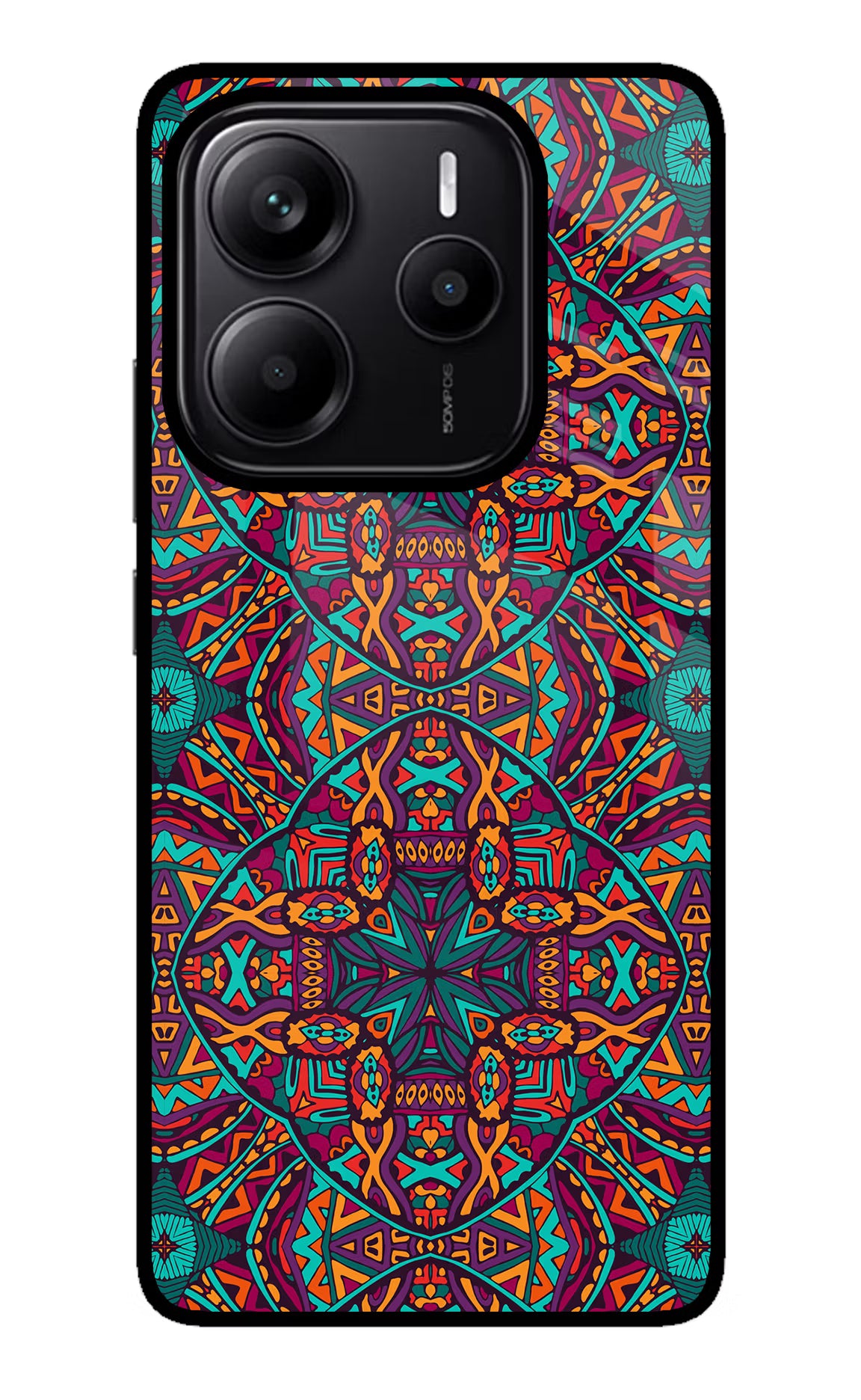 Colour Mandala Redmi Note 14 5G Glass Case - Colour Mandala Redmi Note 14 5G Glass Case Colour Mandala Redmi Note 14 5G Glass Case