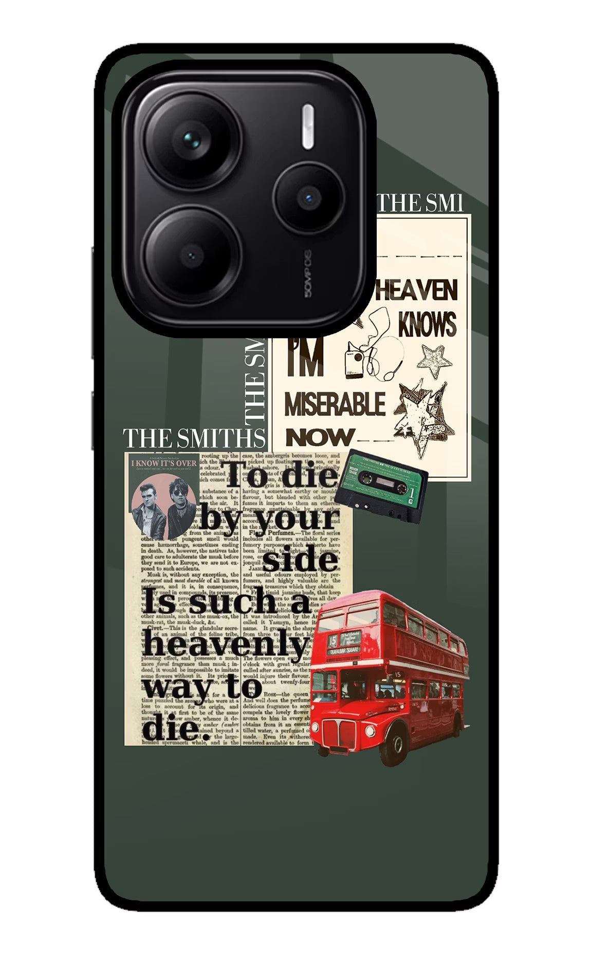 The Smiths Redmi Note 14 5G Glass Case - The Smiths Redmi Note 14 5G Glass Case The Smiths Redmi Note 14 5G Glass Case