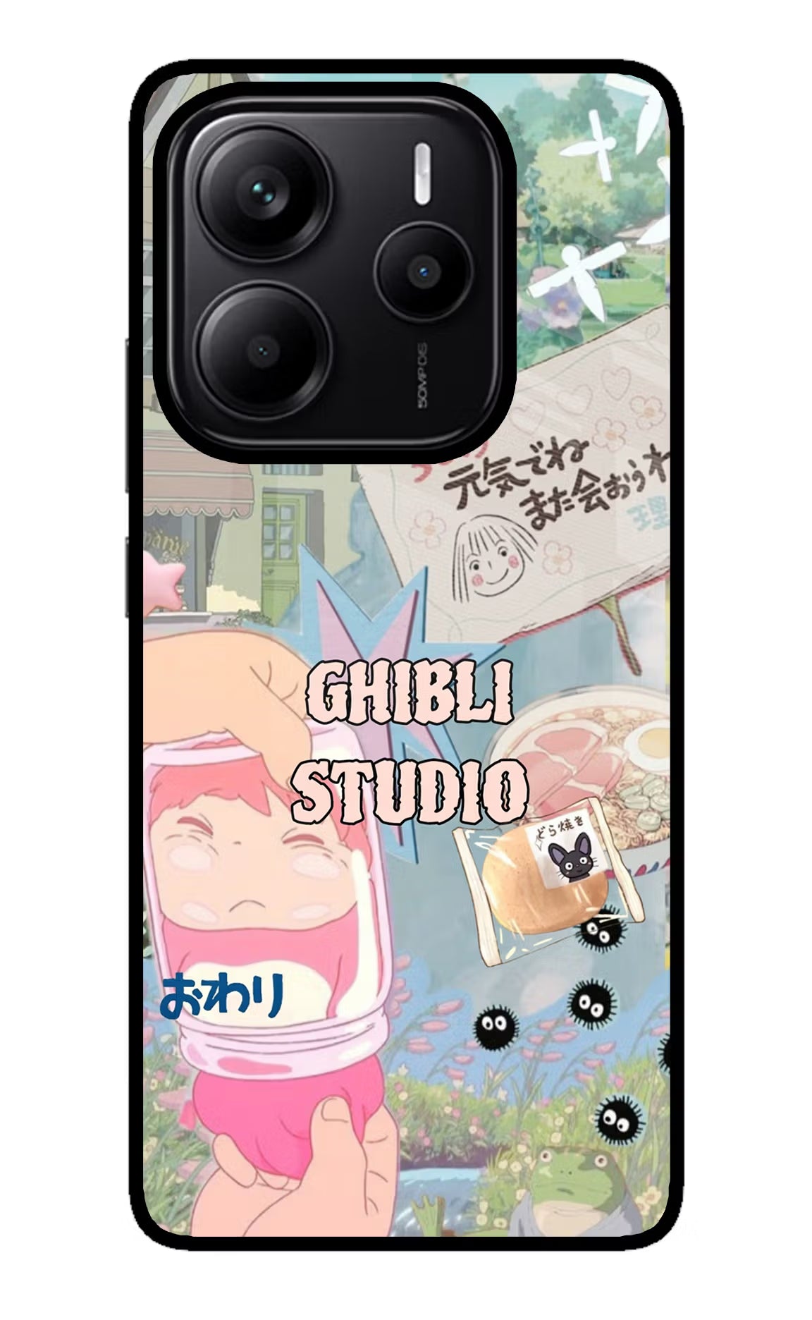 Studio Ghibli Redmi Note 14 5G Glass Case - Studio Ghibli Redmi Note 14 5G Glass Case Studio Ghibli Redmi Note 14 5G Glass Case