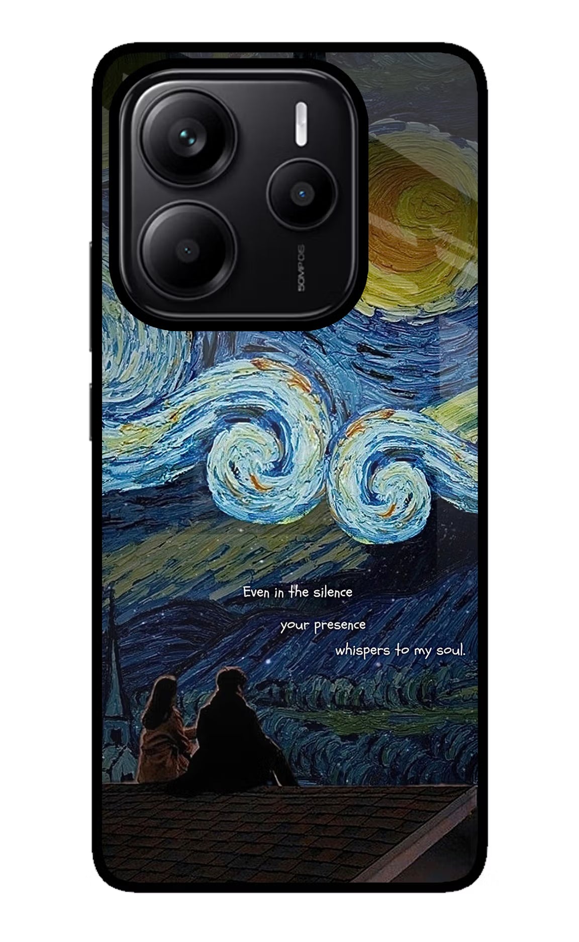 Softcore Redmi Note 14 5G Glass Case - Softcore Redmi Note 14 5G Glass Case Softcore Redmi Note 14 5G Glass Case