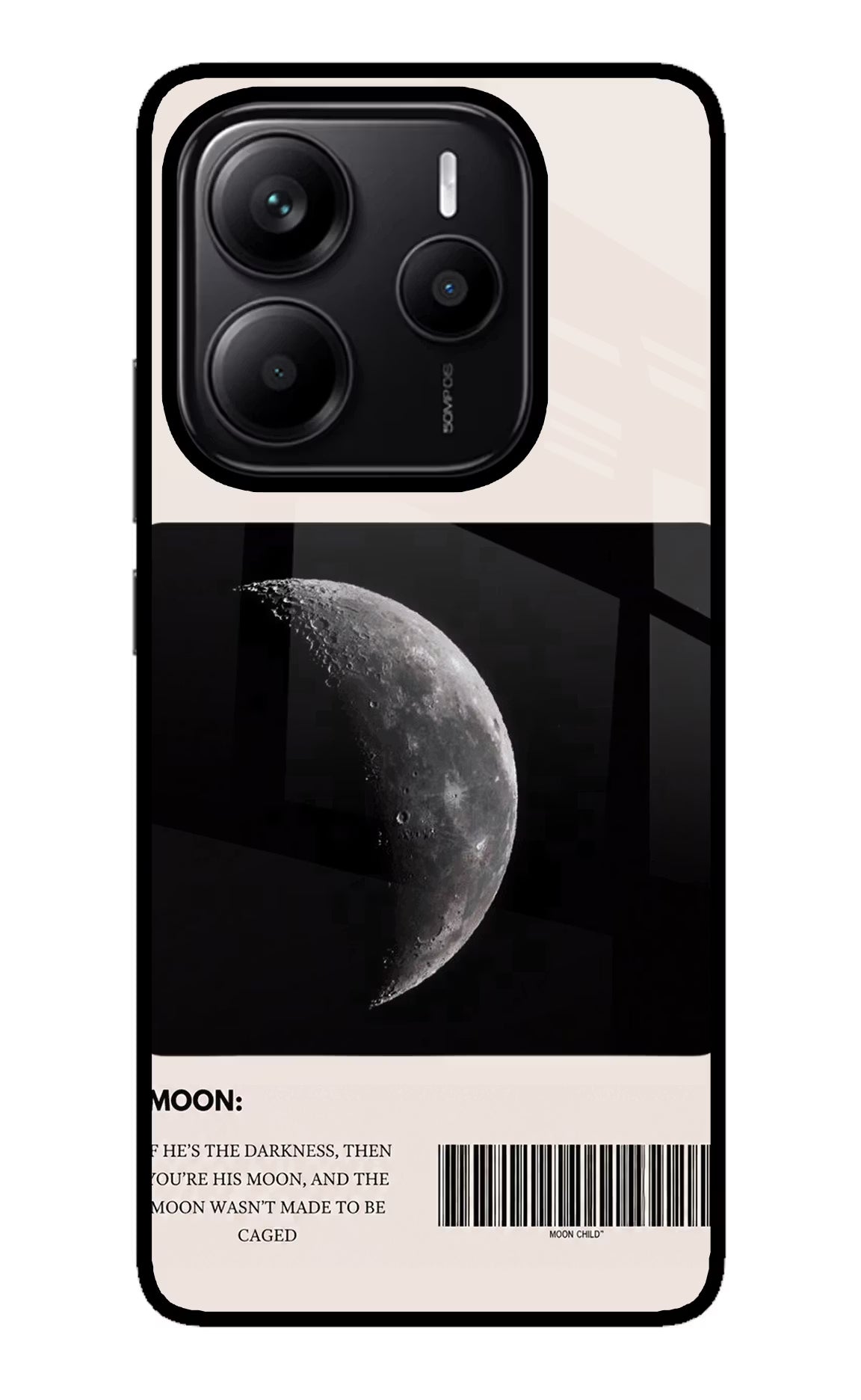 Moon Phase Redmi Note 14 5G Glass Case - Moon Phase Redmi Note 14 5G Glass Case Moon Phase Redmi Note 14 5G Glass Case