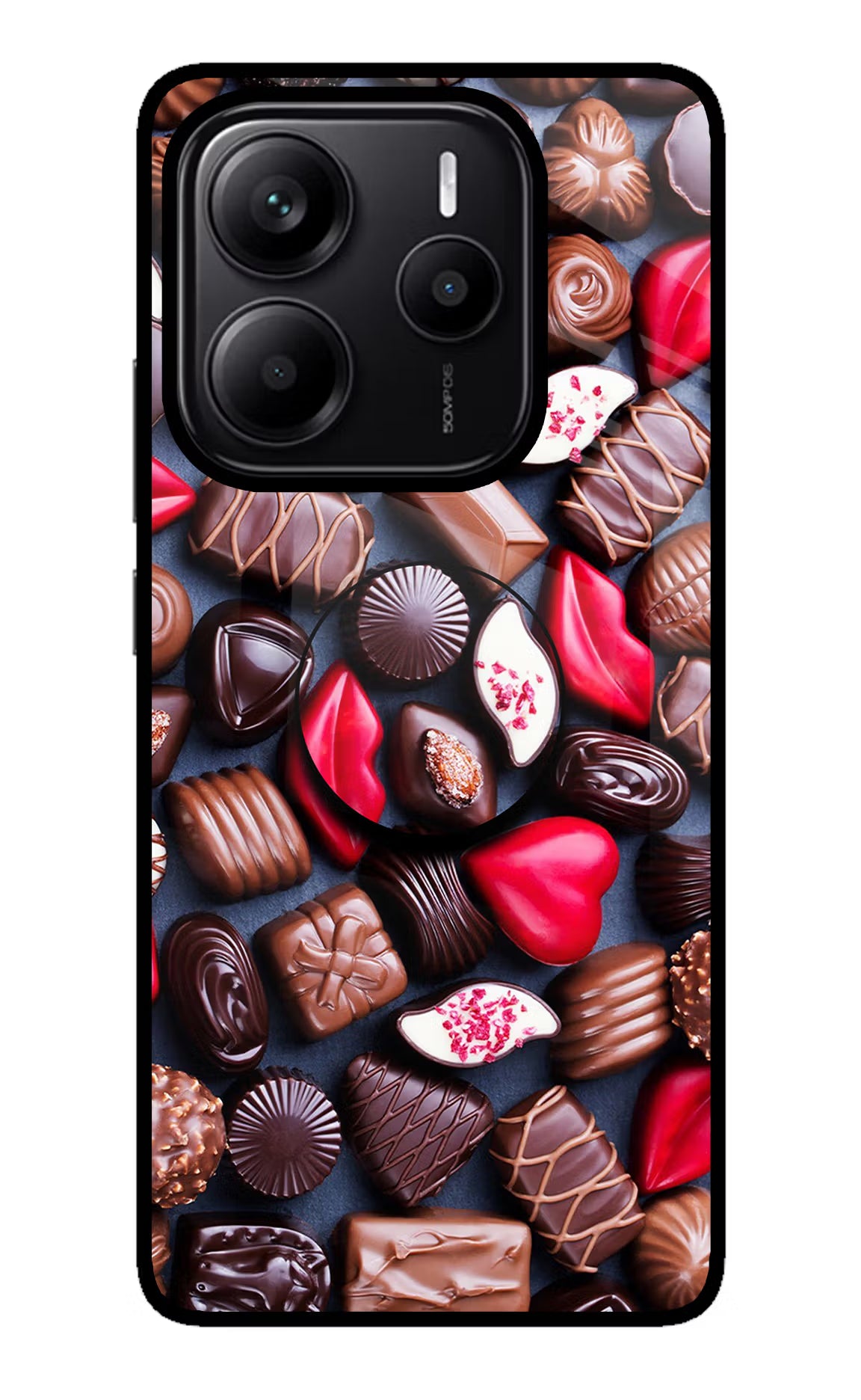Chocolates Redmi Note 14 5G Pop Case by Casekaro