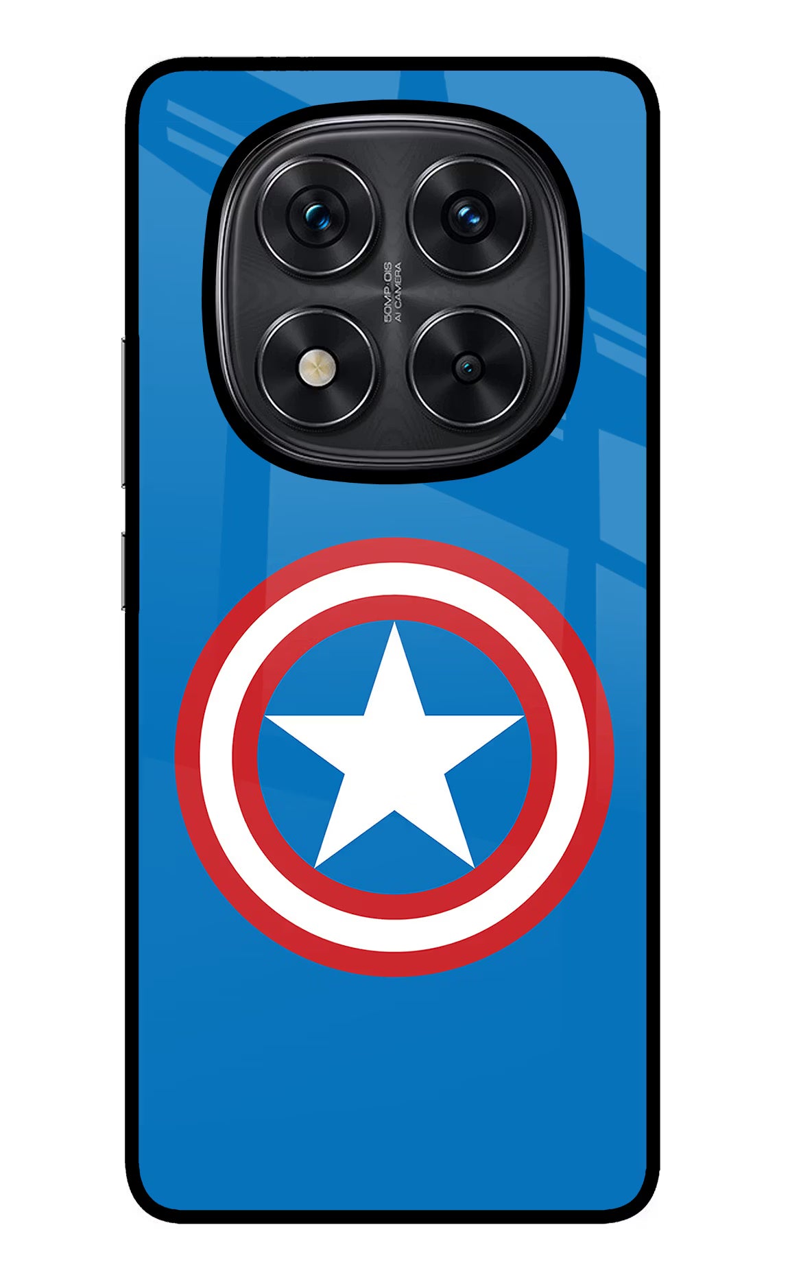 Captain America Logo Redmi Note 14 Pro 5G Glass Case - Captain America Logo Redmi Note 14 Pro 5G Glass Case Captain America Logo Redmi Note 14 Pro 5G Glass Case