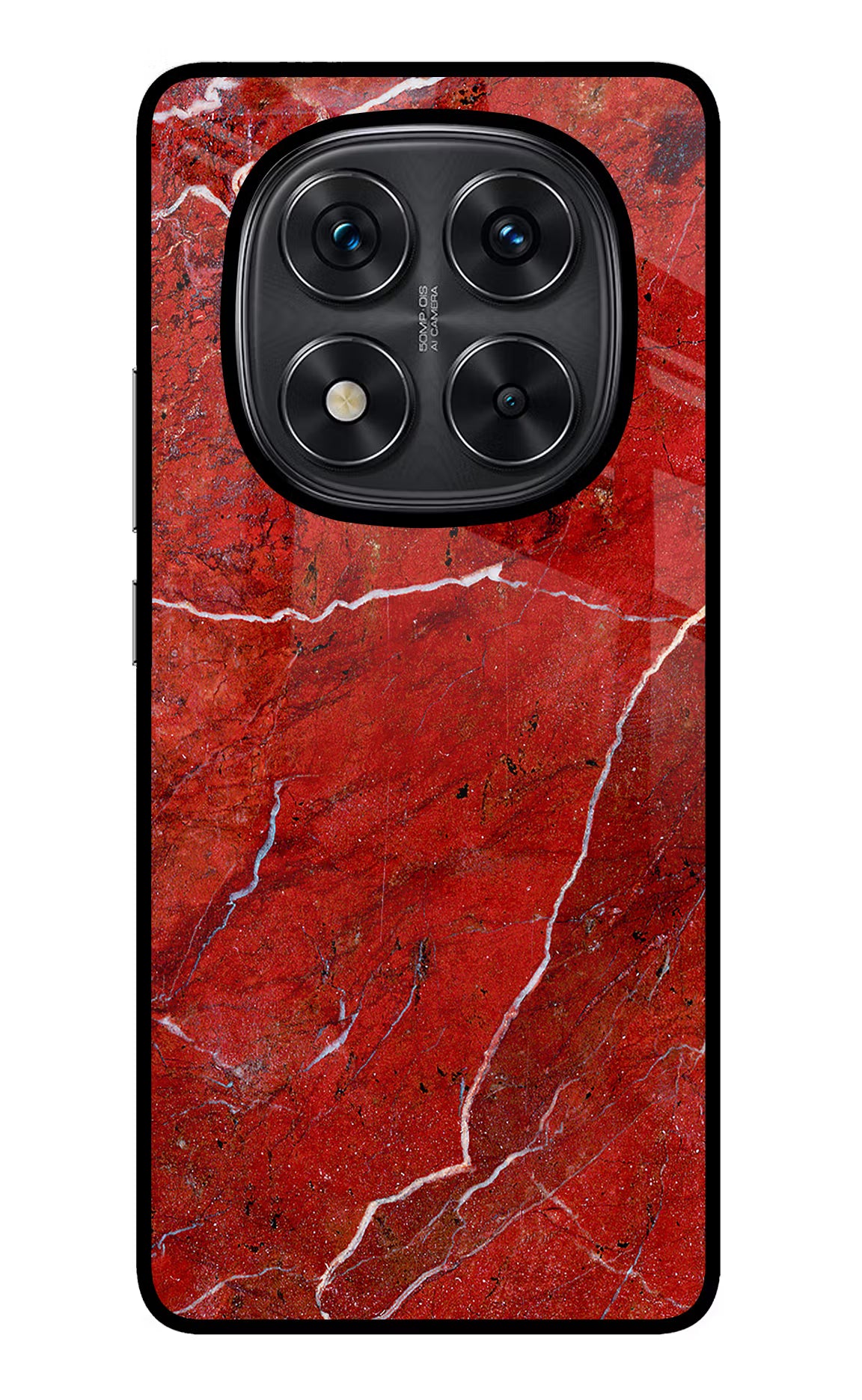 Red Marble Design Redmi Note 14 Pro 5G Back Cover - Red Marble Design Redmi Note 14 Pro 5G Glass Case Back Cover by Casekaro Red Marble Design Redmi Note 14 Pro 5G Glass Case Back Cover by Casekaro