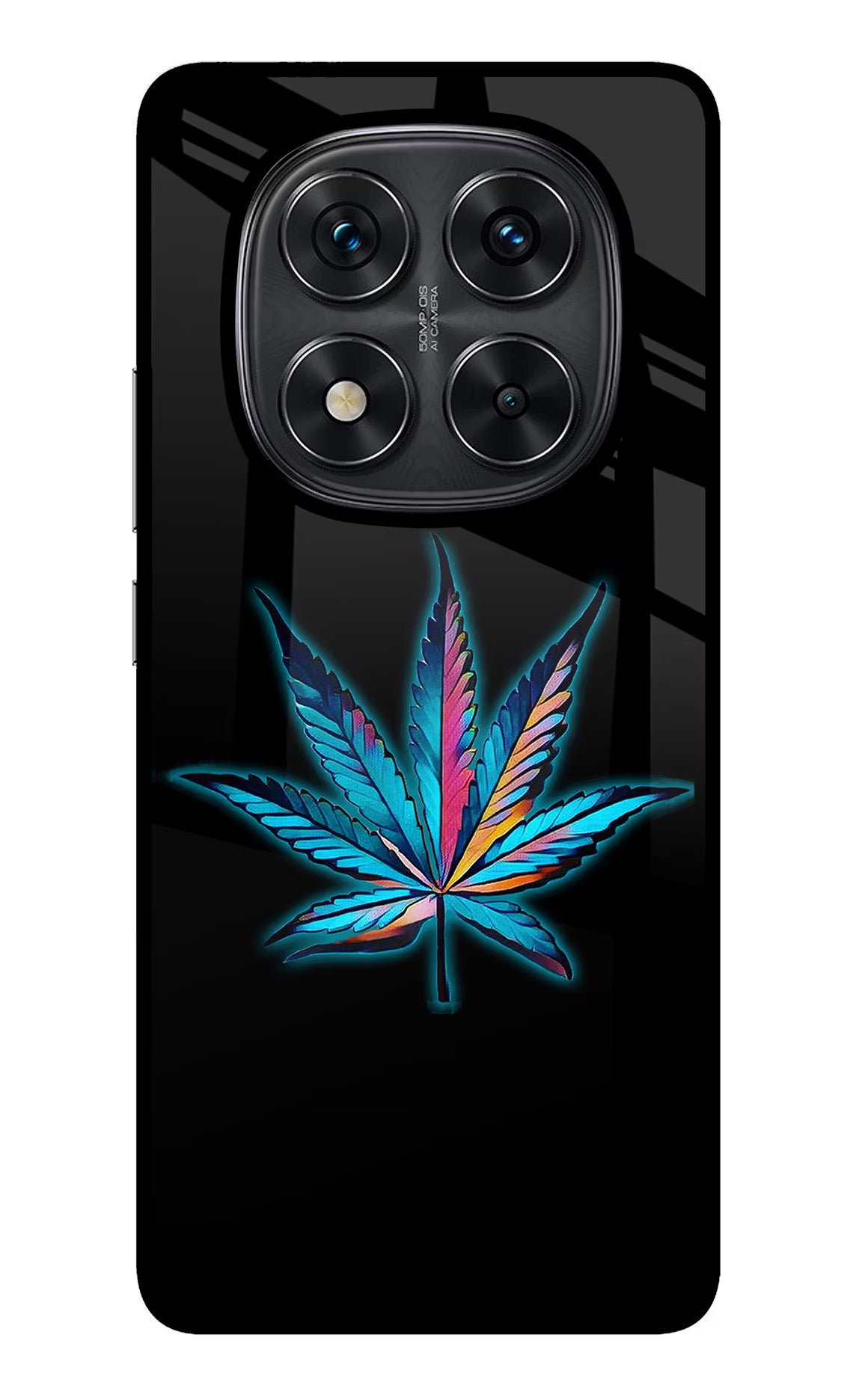 Weed Redmi Note 14 Pro 5G Back Cover - Weed Redmi Note 14 Pro 5G Glass Case Back Cover by Casekaro Weed Redmi Note 14 Pro 5G Glass Case Back Cover by Casekaro