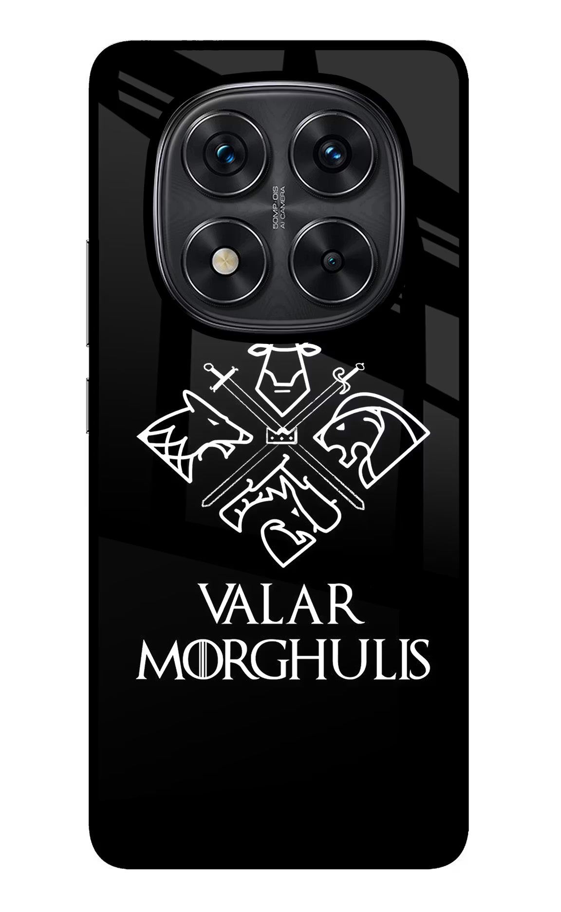 Valar Morghulis | Game Of Thrones Redmi Note 14 Pro 5G Glass Case - Valar Morghulis | Game Of Thrones Redmi Note 14 Pro 5G Glass Case Valar Morghulis | Game Of Thrones Redmi Note 14 Pro 5G Glass Case