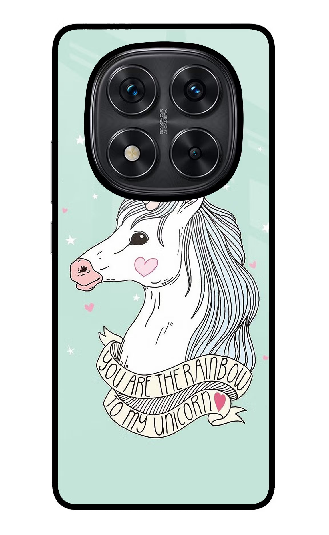 Unicorn Wallpaper Redmi Note 14 Pro 5G Back Cover - Unicorn Wallpaper Redmi Note 14 Pro 5G Glass Case Back Cover by Casekaro Unicorn Wallpaper Redmi Note 14 Pro 5G Glass Case Back Cover by Casekaro