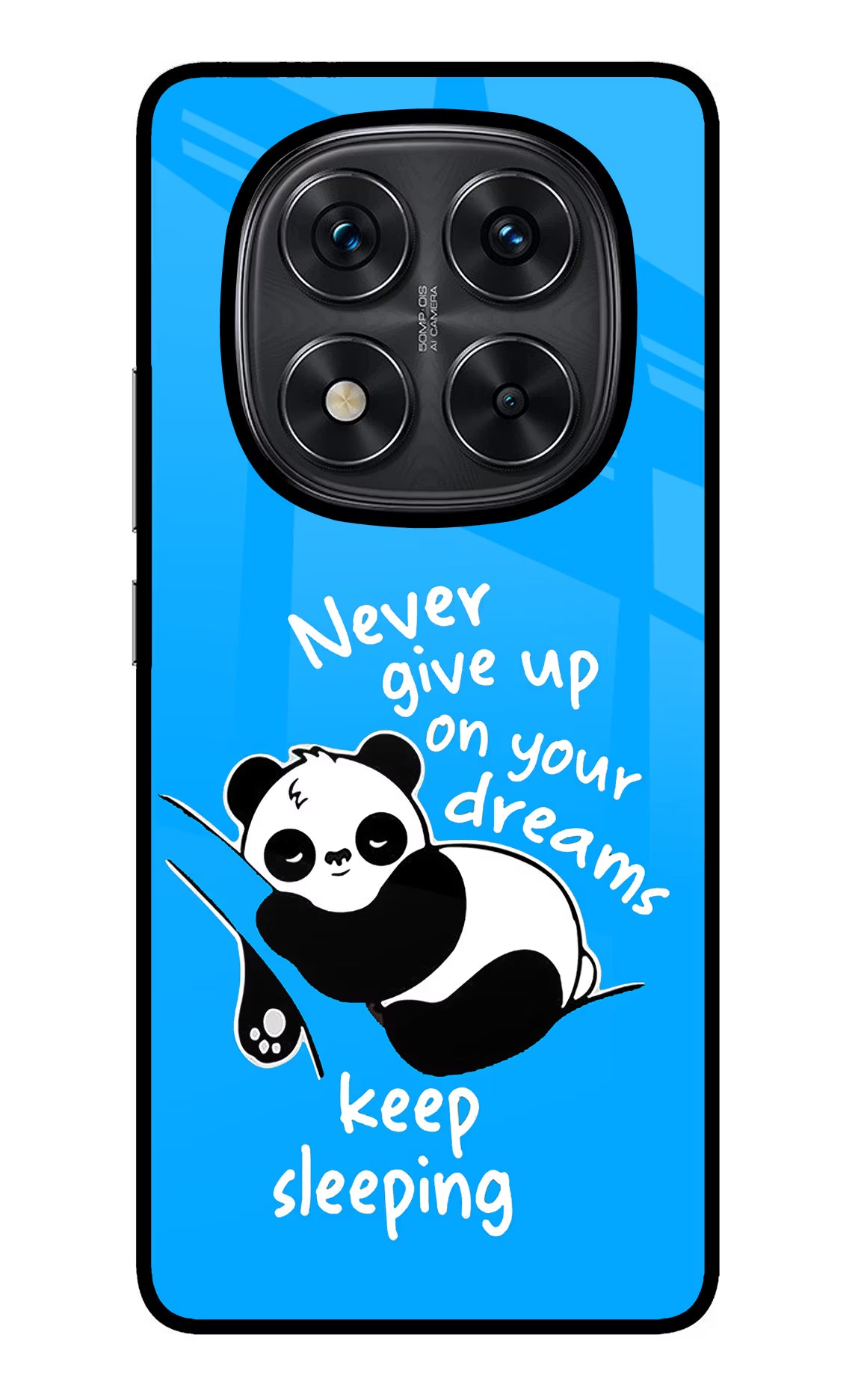 Keep Sleeping Redmi Note 14 Pro 5G Back Cover - Keep Sleeping Redmi Note 14 Pro 5G Glass Case Back Cover by Casekaro Keep Sleeping Redmi Note 14 Pro 5G Glass Case Back Cover by Casekaro